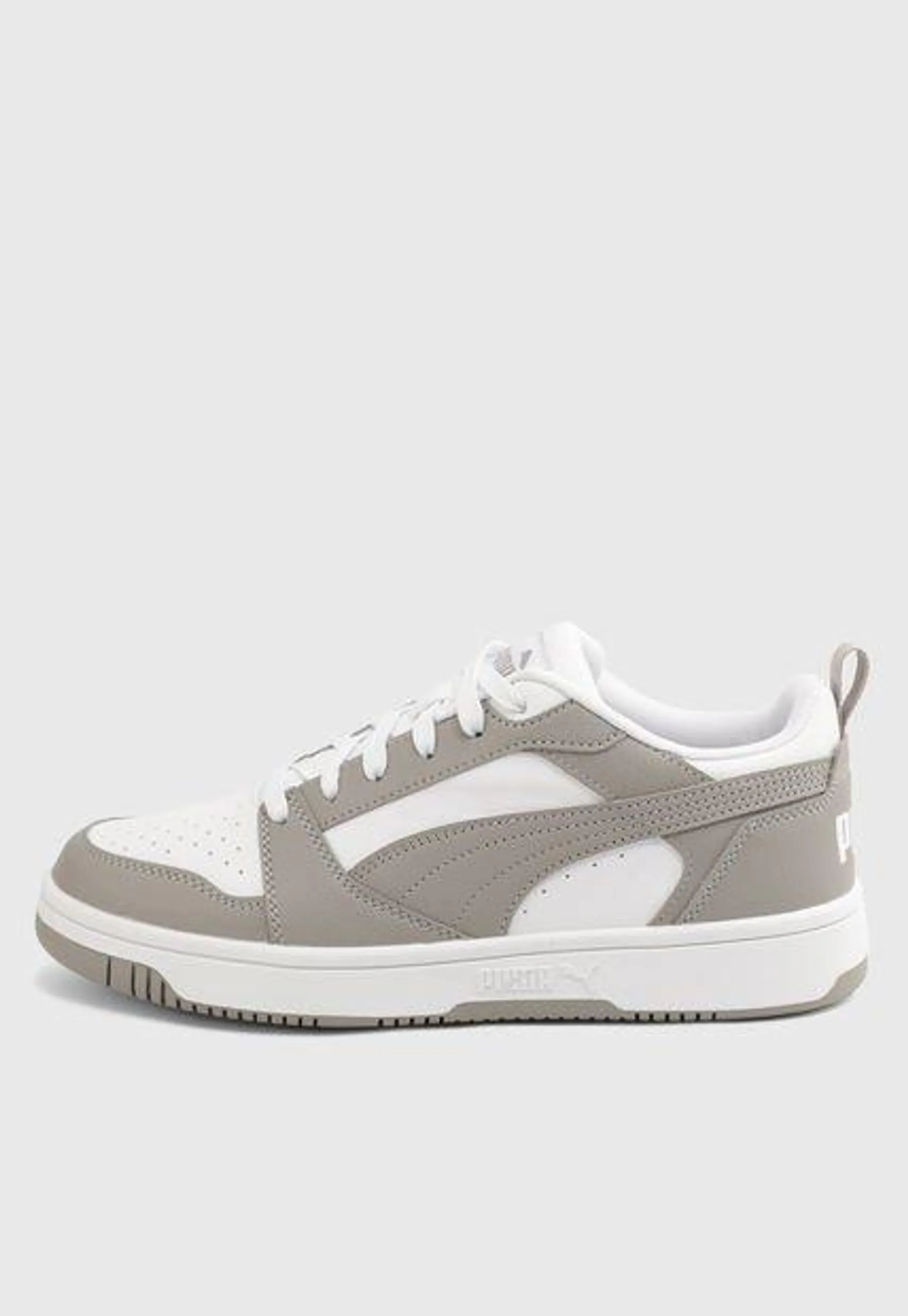 Tenis Lifestyle Blanco-Gris Puma Rebound v6 Low