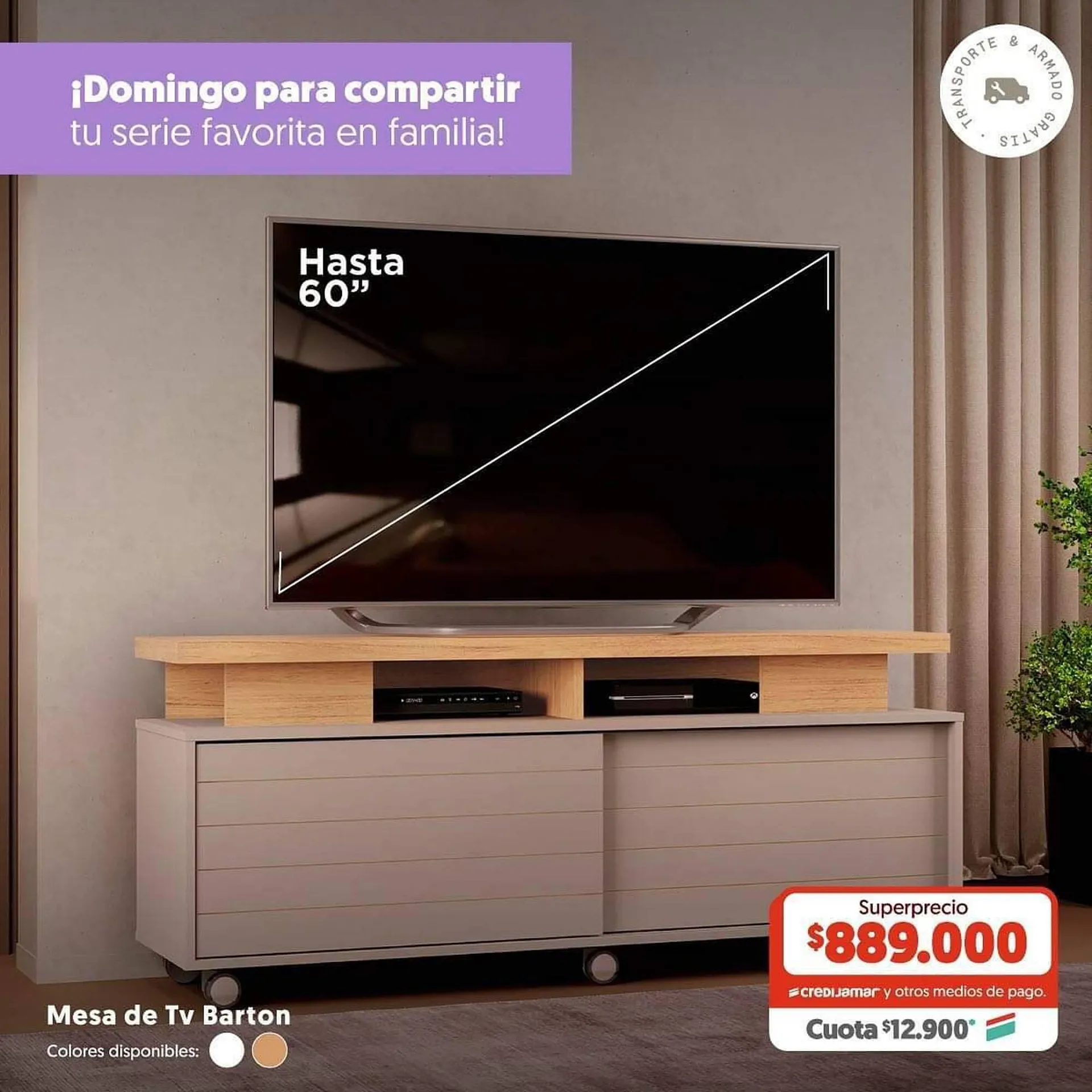 Muebles para TV, Muebles Jamar