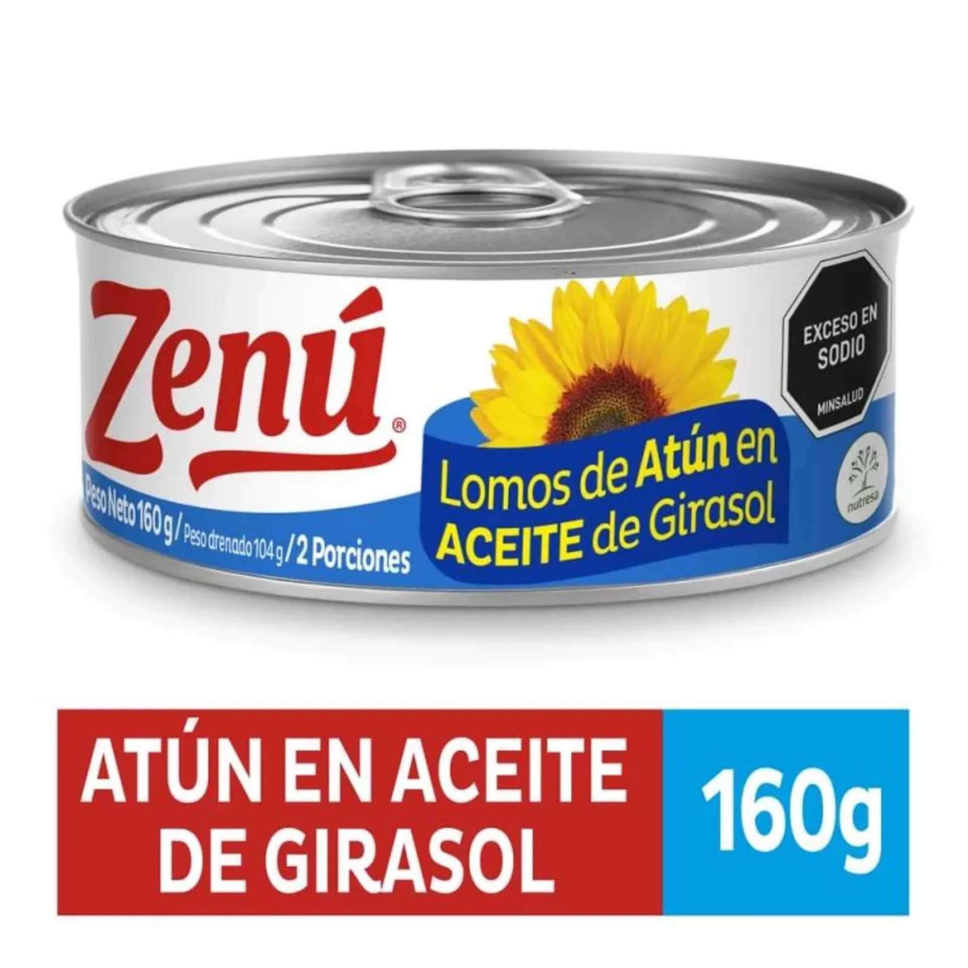 Atun En Lomo Zenu En Aceite De girasol x 160 g