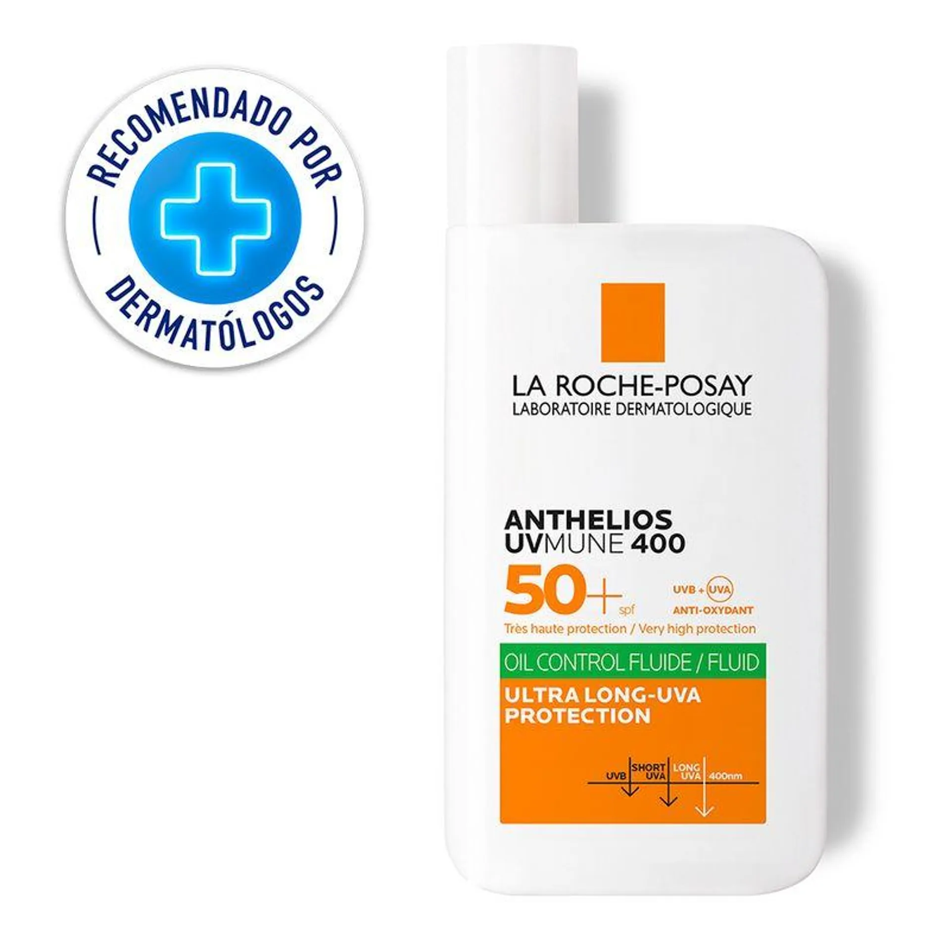 Protector Solar Facial La Roche Posay Anthelios Uvmune Oil Control Gel Spf50+ X 50ml