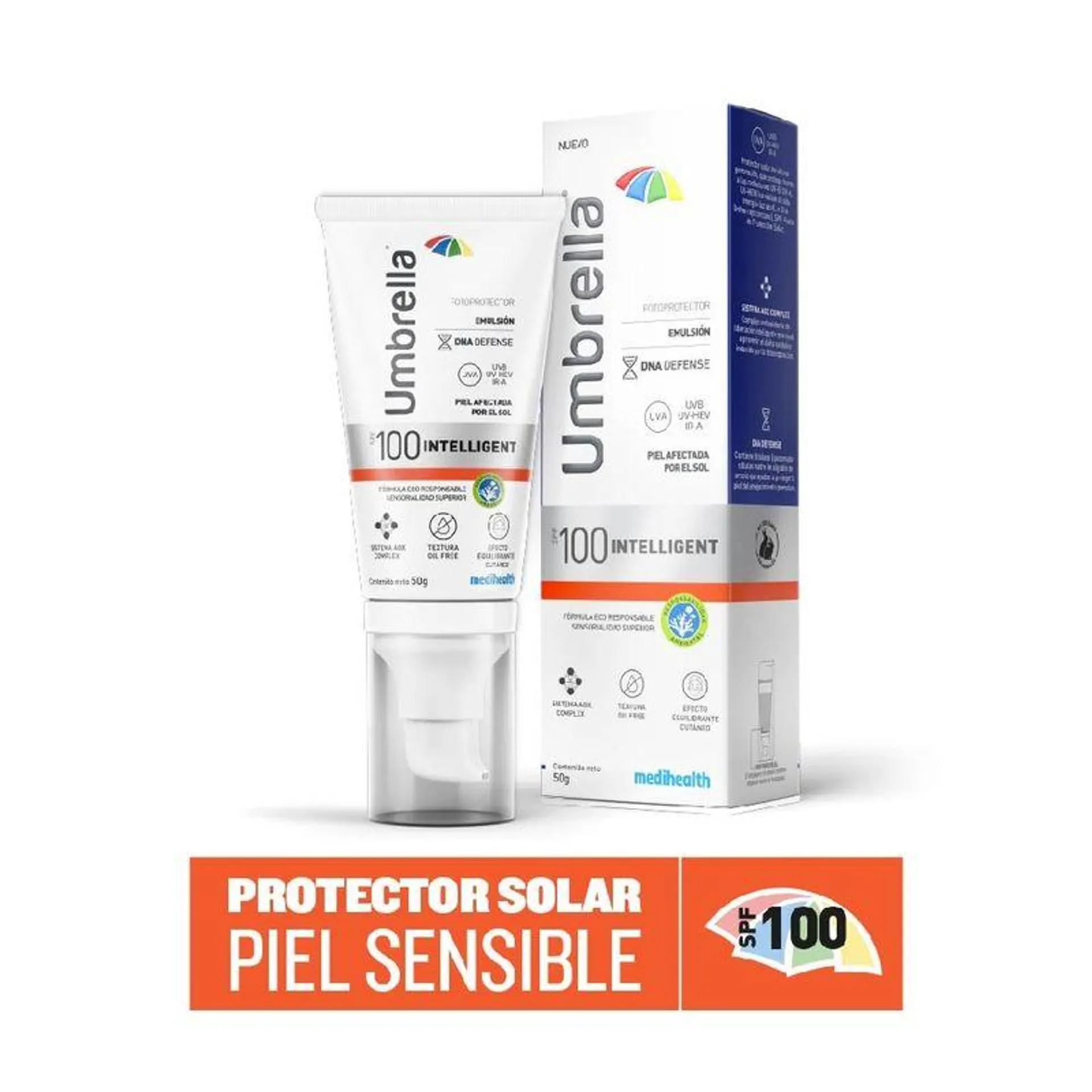 Protector Solar Umbrella Intelligent Spf100 X 50G