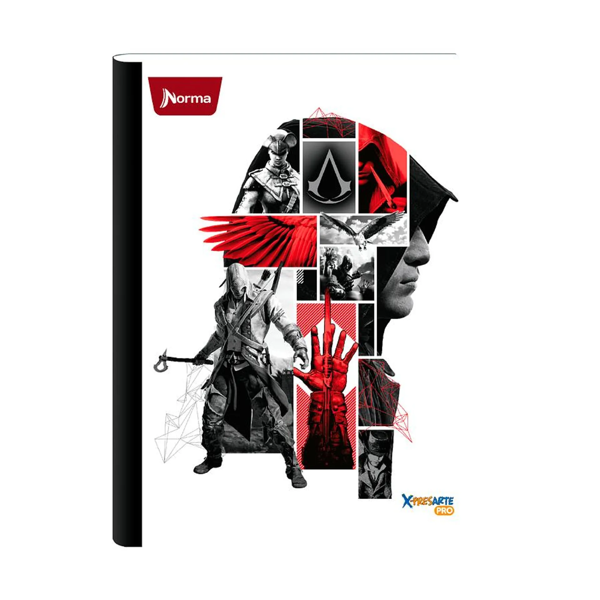 Cuaderno Cosido Norma Assassins Creed 50 Hojas Cuadros