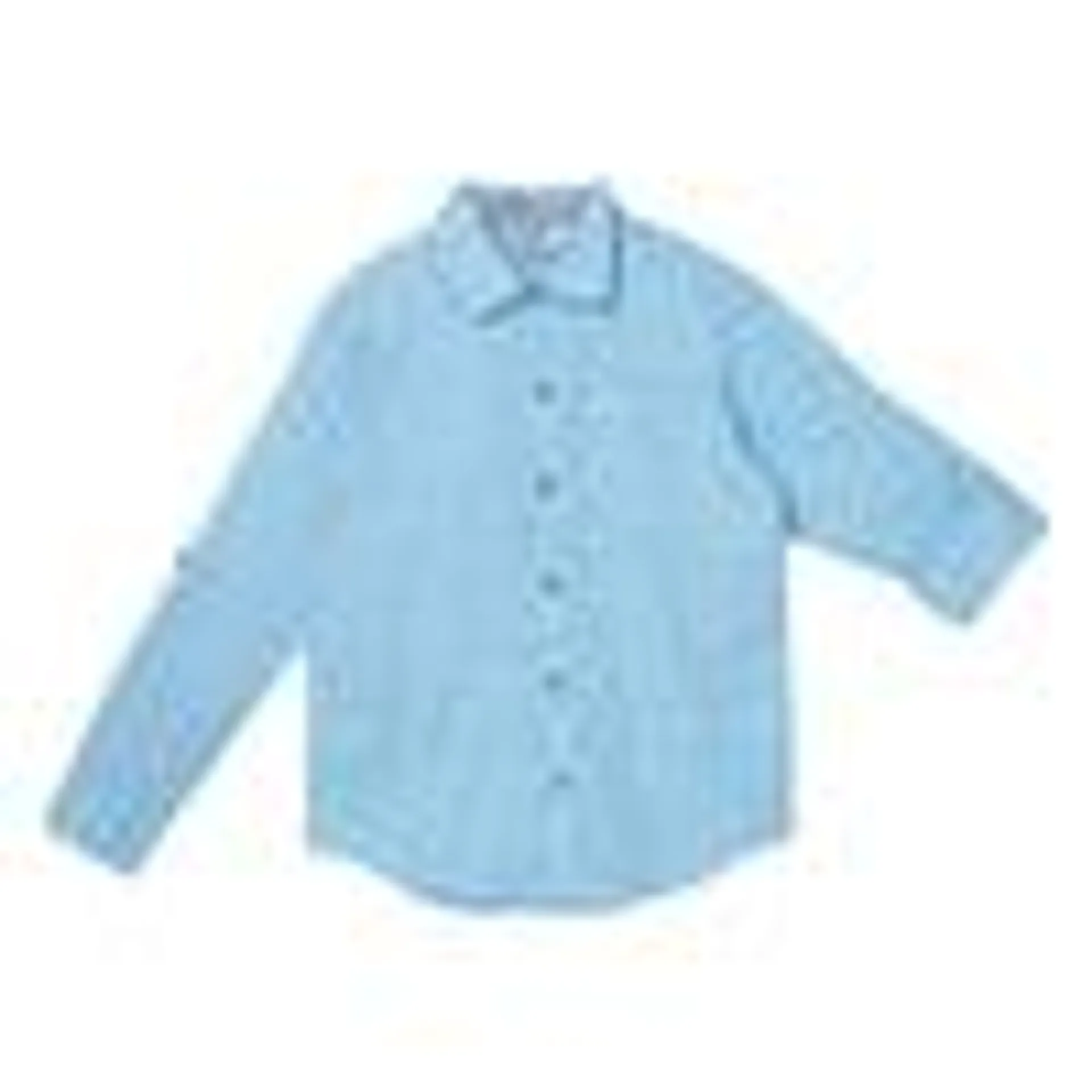 Camisa Maxi azul manga larga para niño
