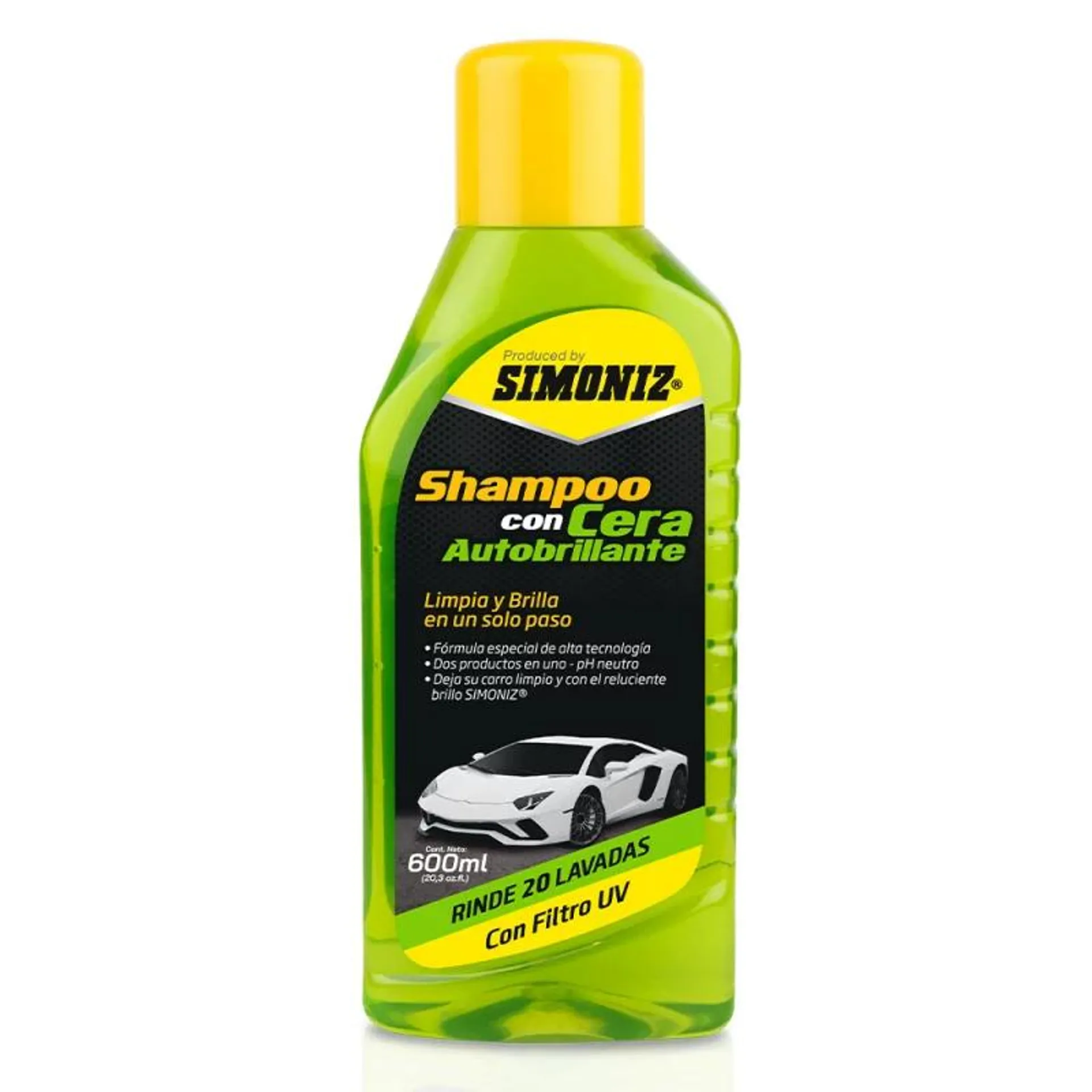 Shampoo Con Cera Autobrillo Simoniz x 600 ml