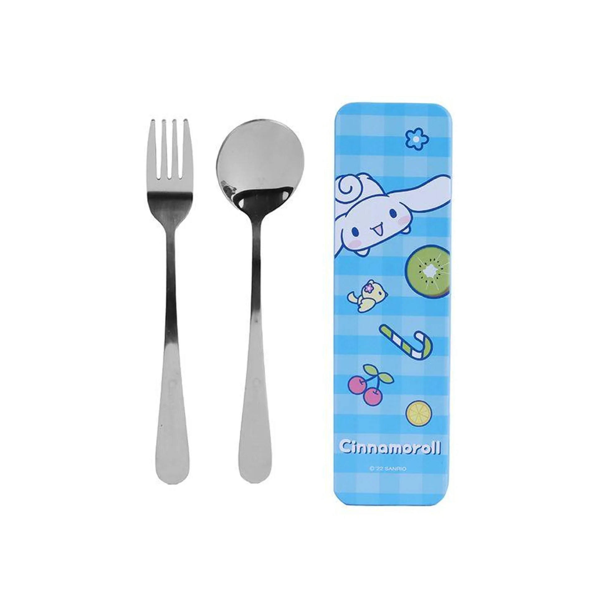 Set de Cubiertos con Estuche Cinnamoroll Sanrio Adventure