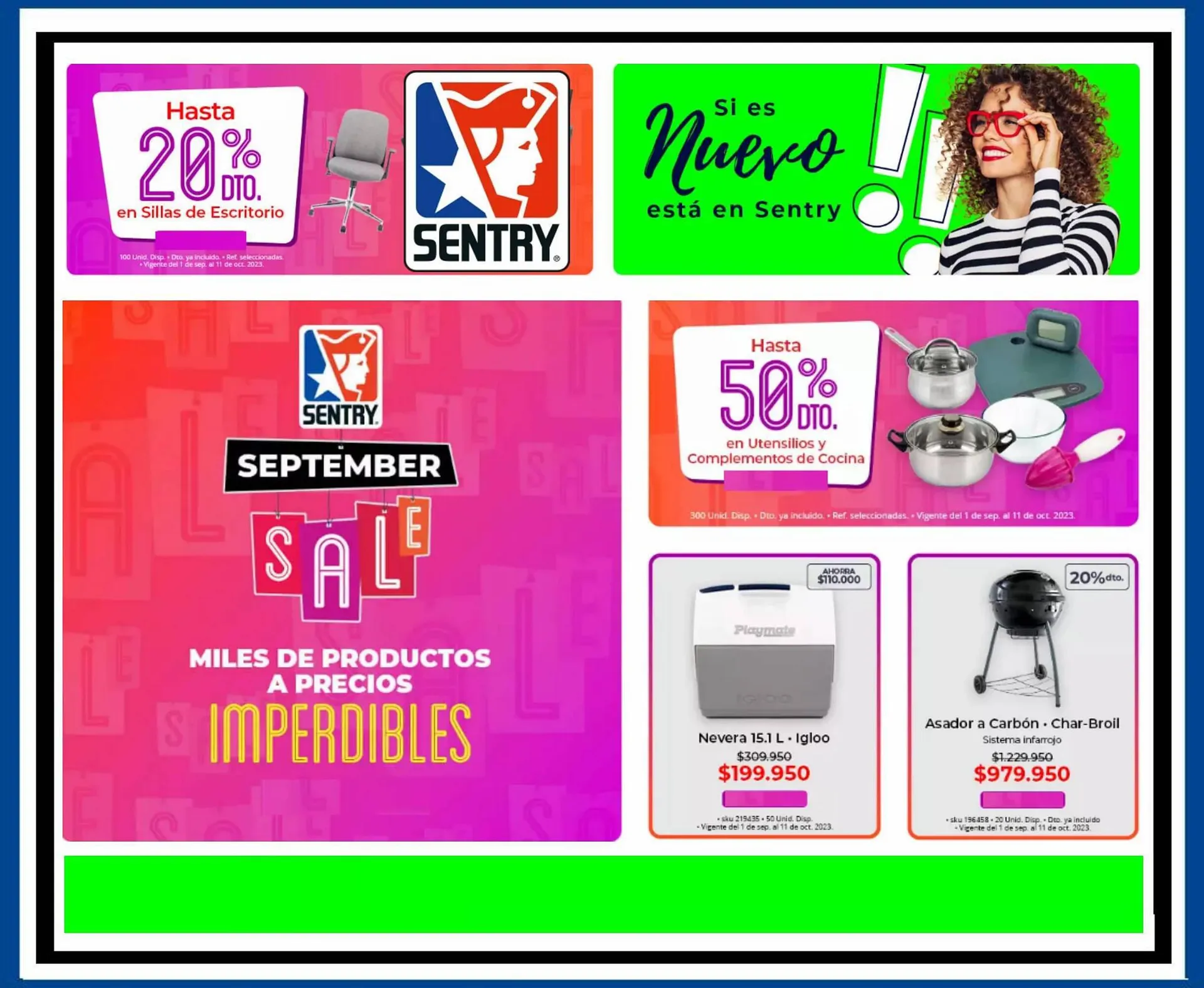 Catalogo de Catálogo Home Sentry 8 de septiembre al 30 de septiembre 2023 - Pag 1