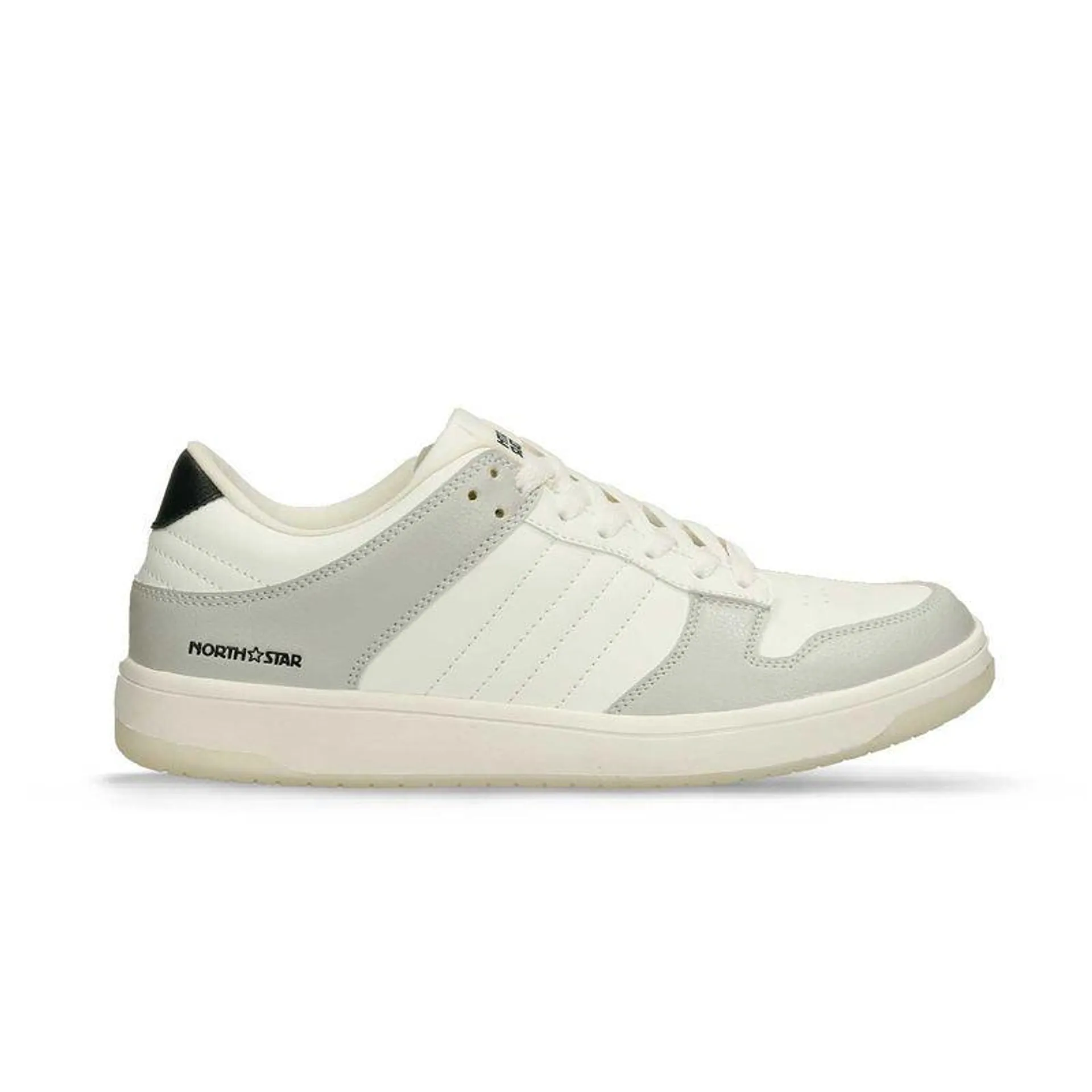 Tenis Casuales Blanco-Gris North Star Gus Henry Hombre