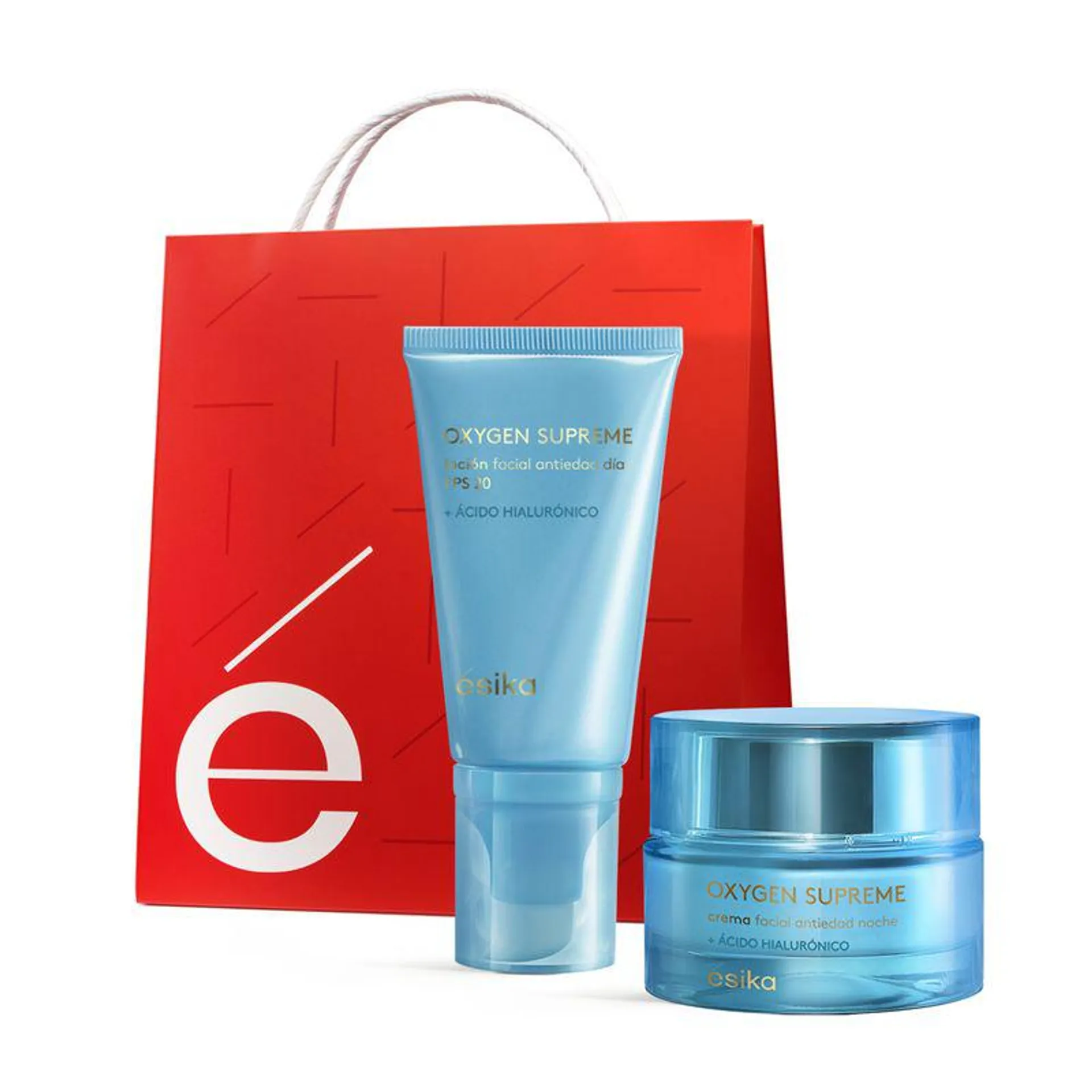 Set loción hidratante de día + crema de noche Oxygen Supreme