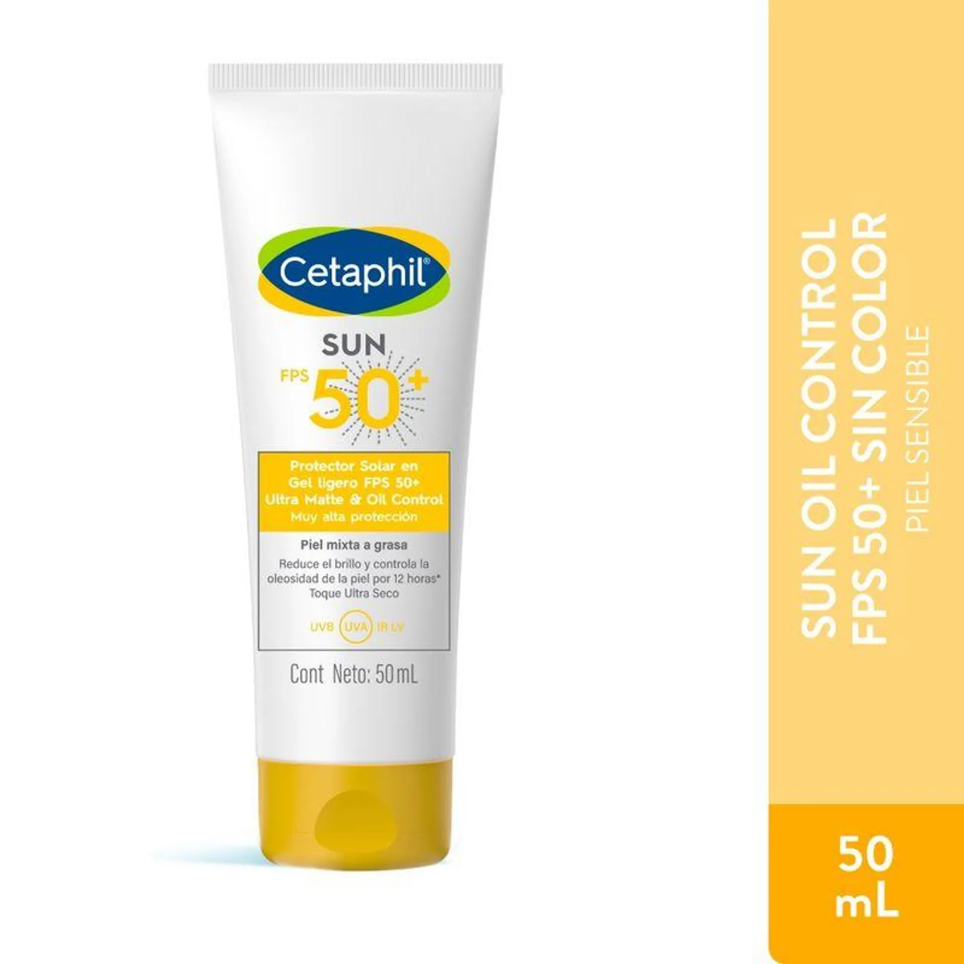 Protector solar Cetaphil en Gel ligero Ultra Matte y Oil control Sun FPS50+ x 50ml Protector solar Cetaphil en Gel ligero Ultra Matte y Oil control Sun FPS50+ x 50ml -