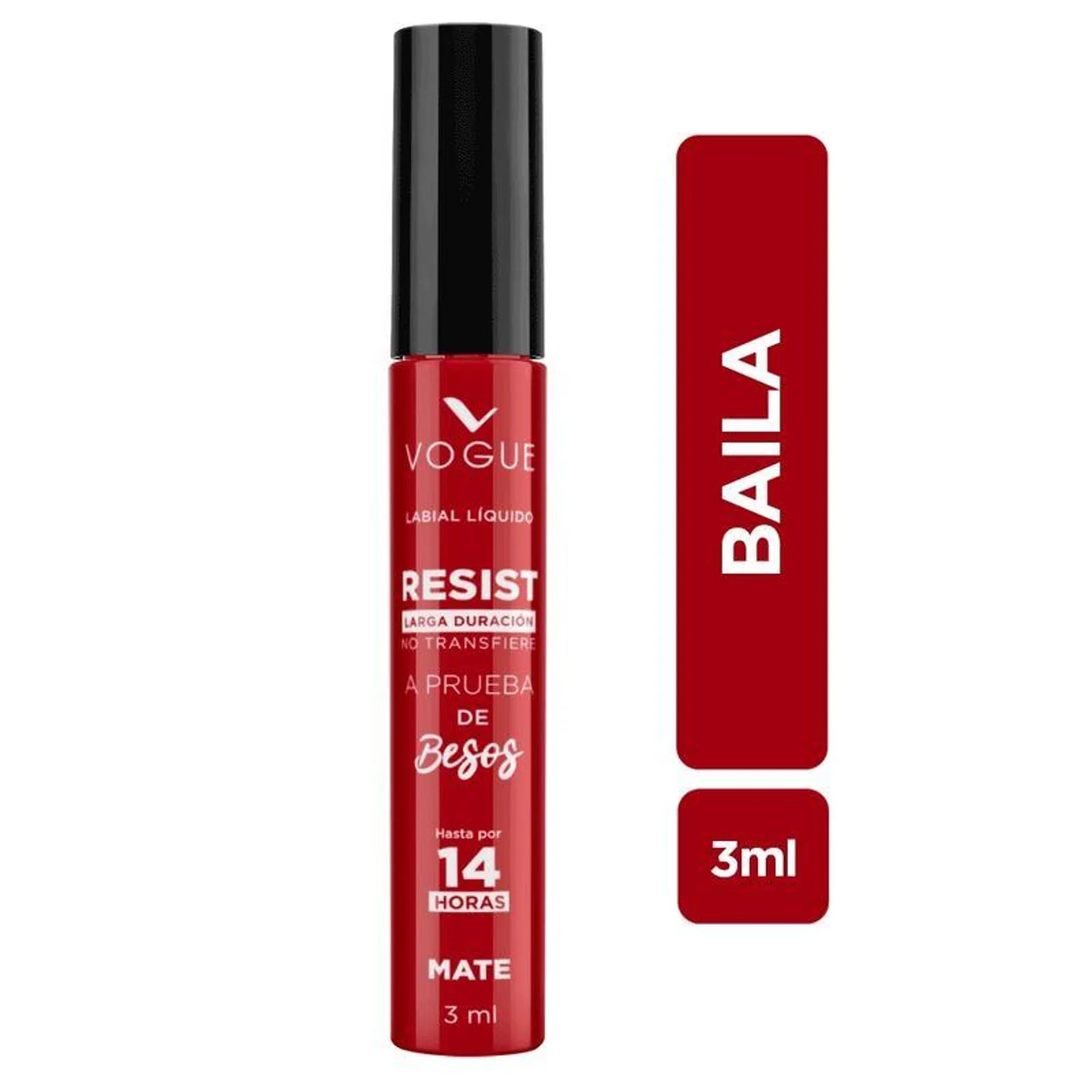 Labial Liquido Mate Vogue Resist Baila X 3ml