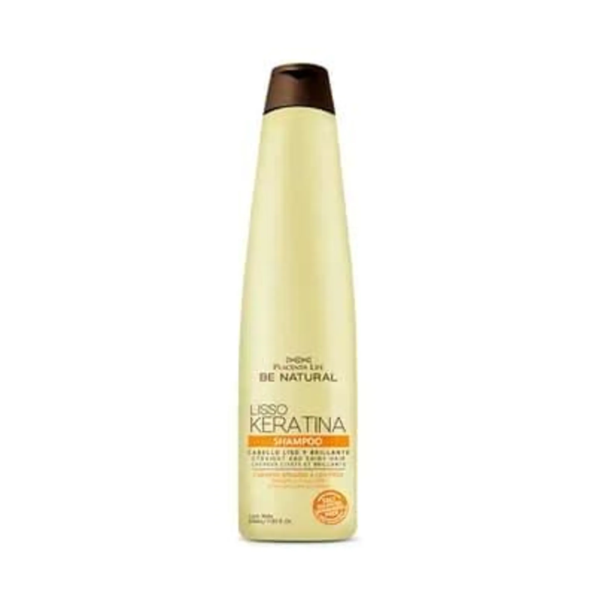 Shampoo Be Natural Liso Keratina x 350ml