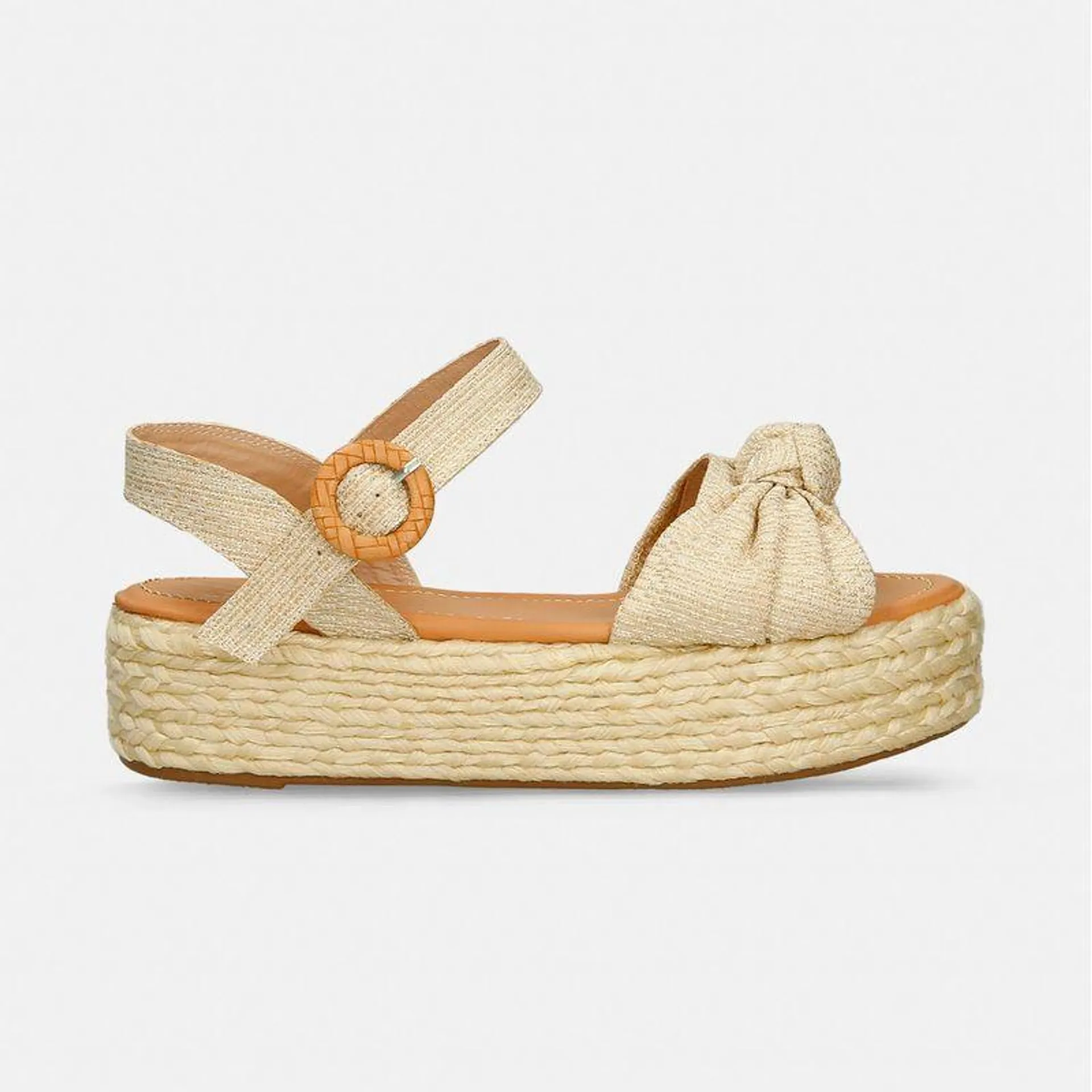 Sandalias Beige Bata Jatziry Mujer