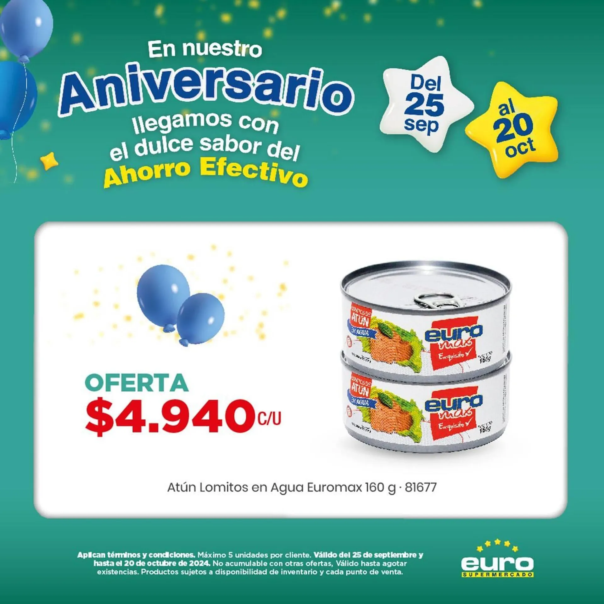 Catalogo de Catálogo Euro Supermercados 22 de octubre al 5 de noviembre 2024 - Pag 2