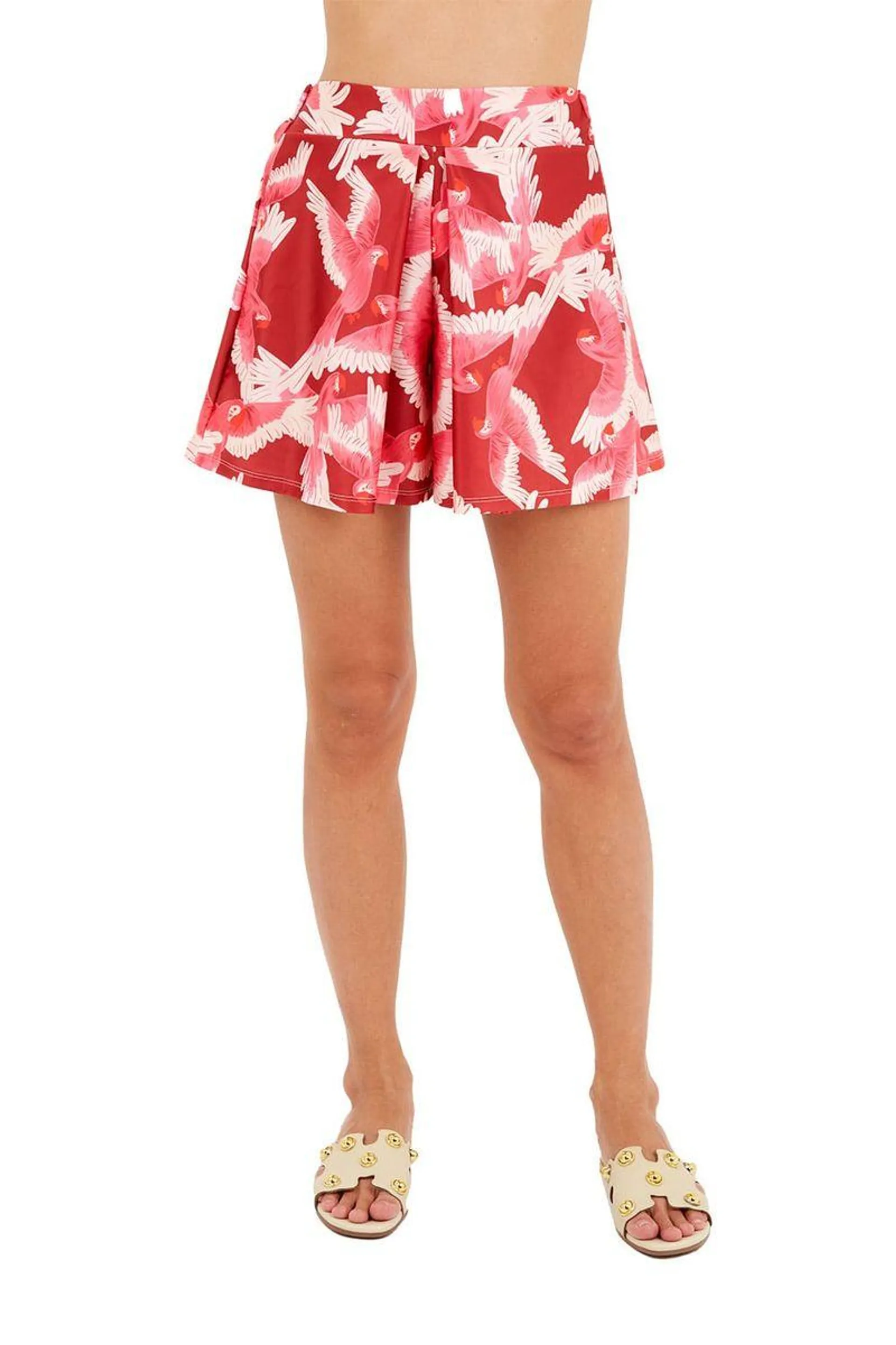 Short Estampado Rojo para mujer Renata