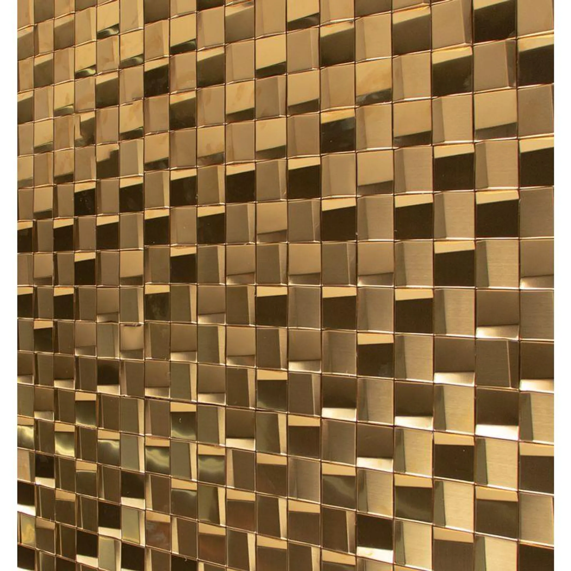 Decorados Para Pared Estilo Mosaico Century 29.5x29.5 Dorado