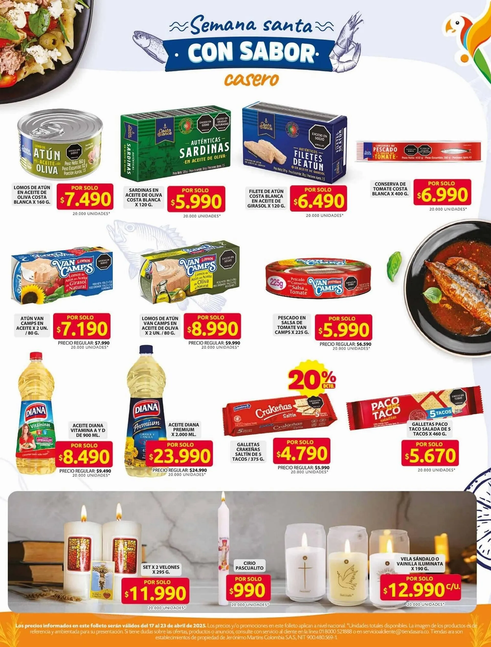 Catalogo de Catálogo Ara 17 de abril al 23 de abril 2025 - Pag 3