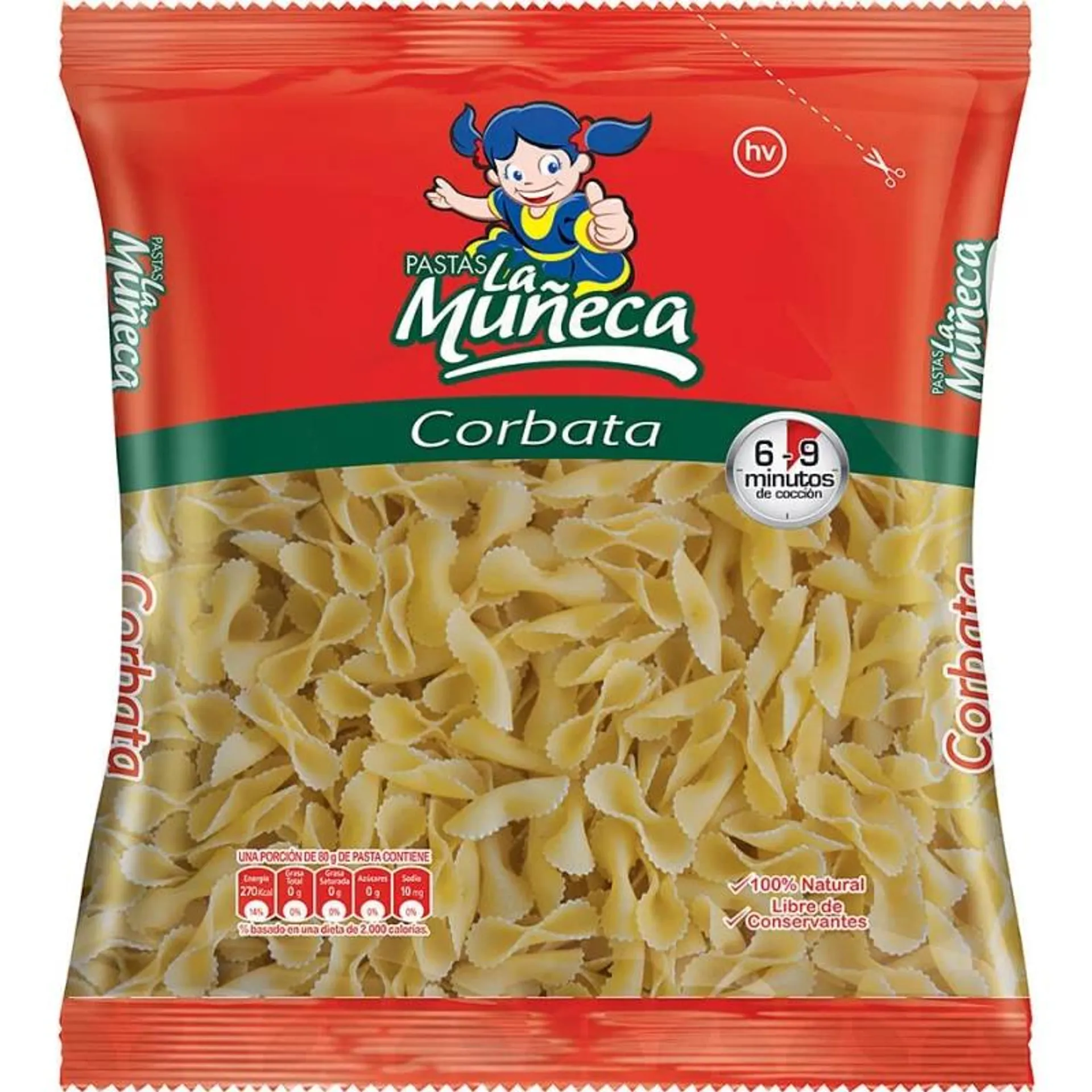 Pasta La Muñeca Corbata 250 g