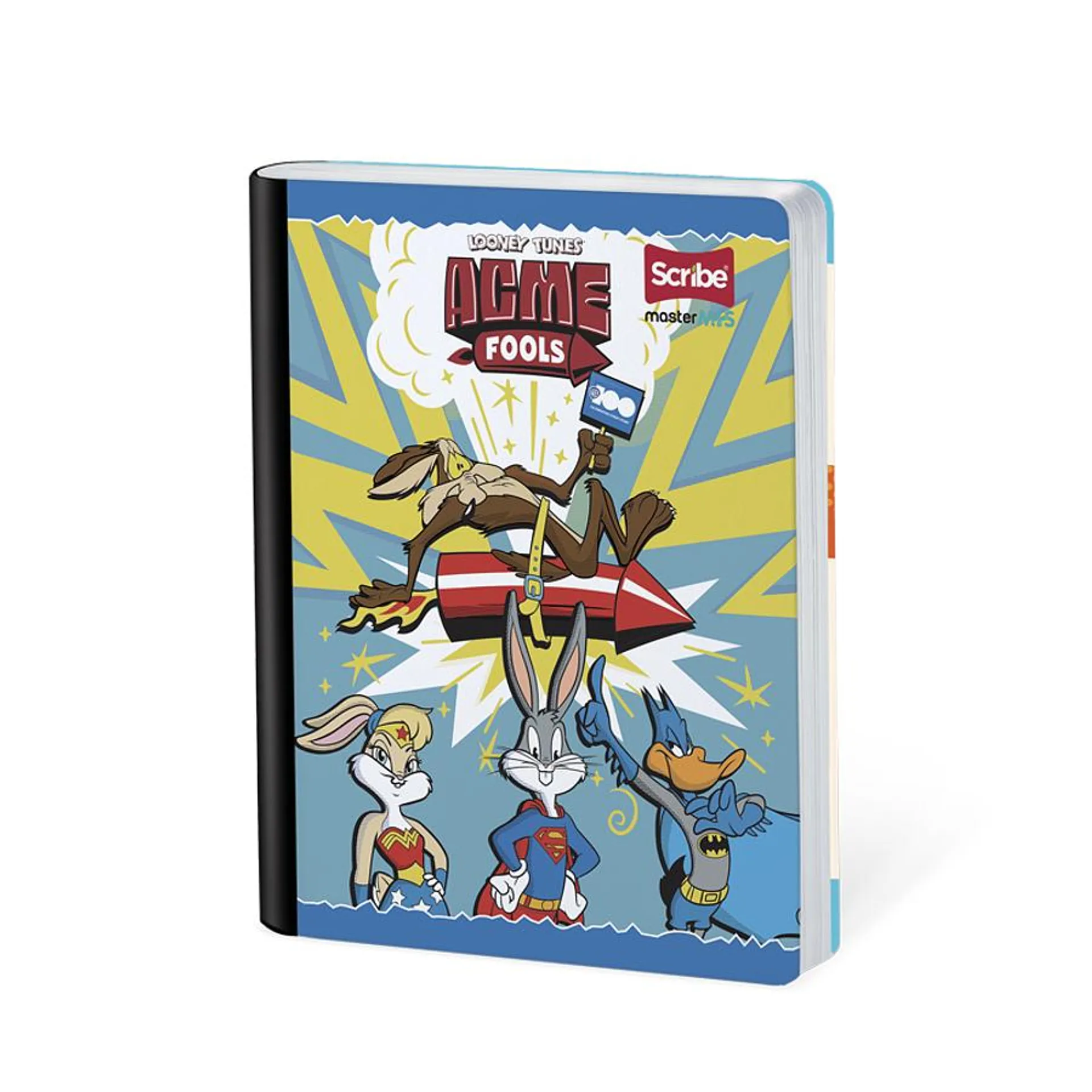 Cuaderno Cosido Looney Tunes Cuadros 50 Hojas