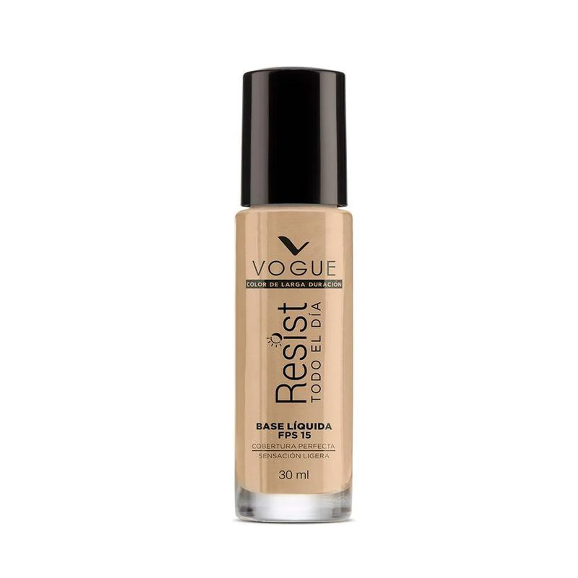 Base Maquillaje Vogue Resist Capuccino Frasco X 30 Ml