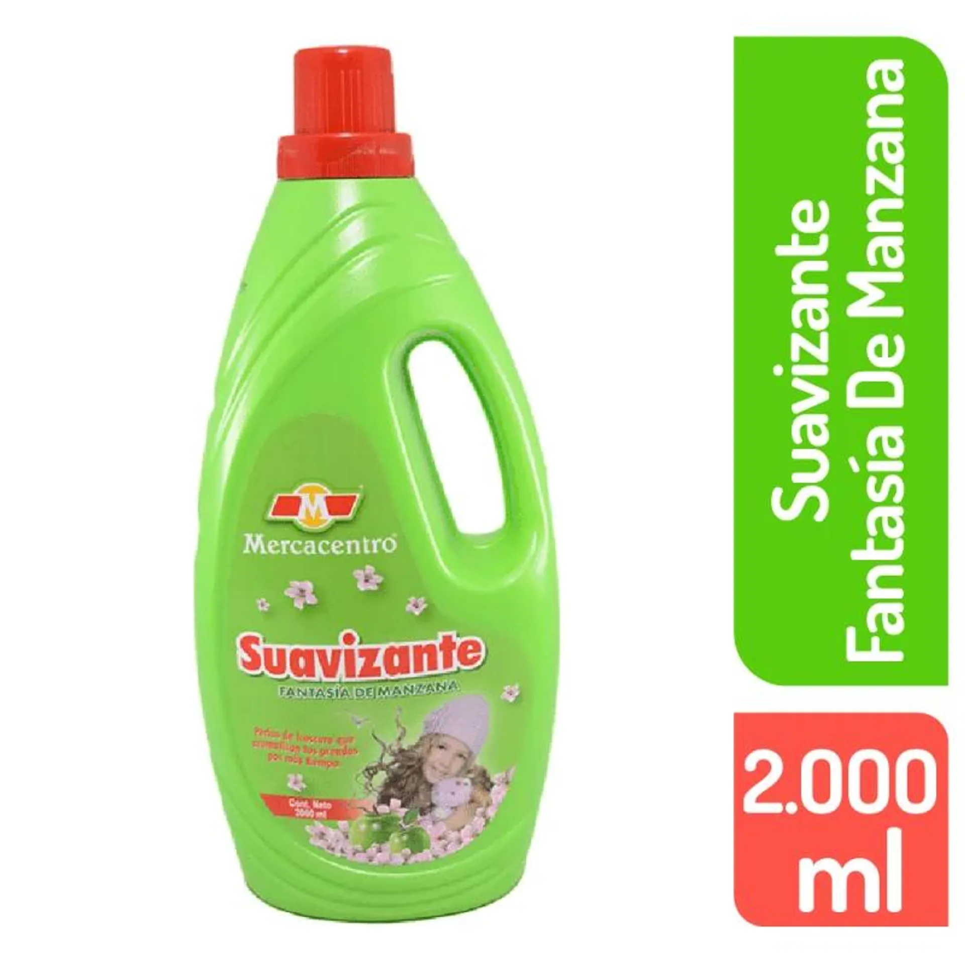 Suavizante De Ropa Mercacentro Fantasía De Manzana 2000 ml