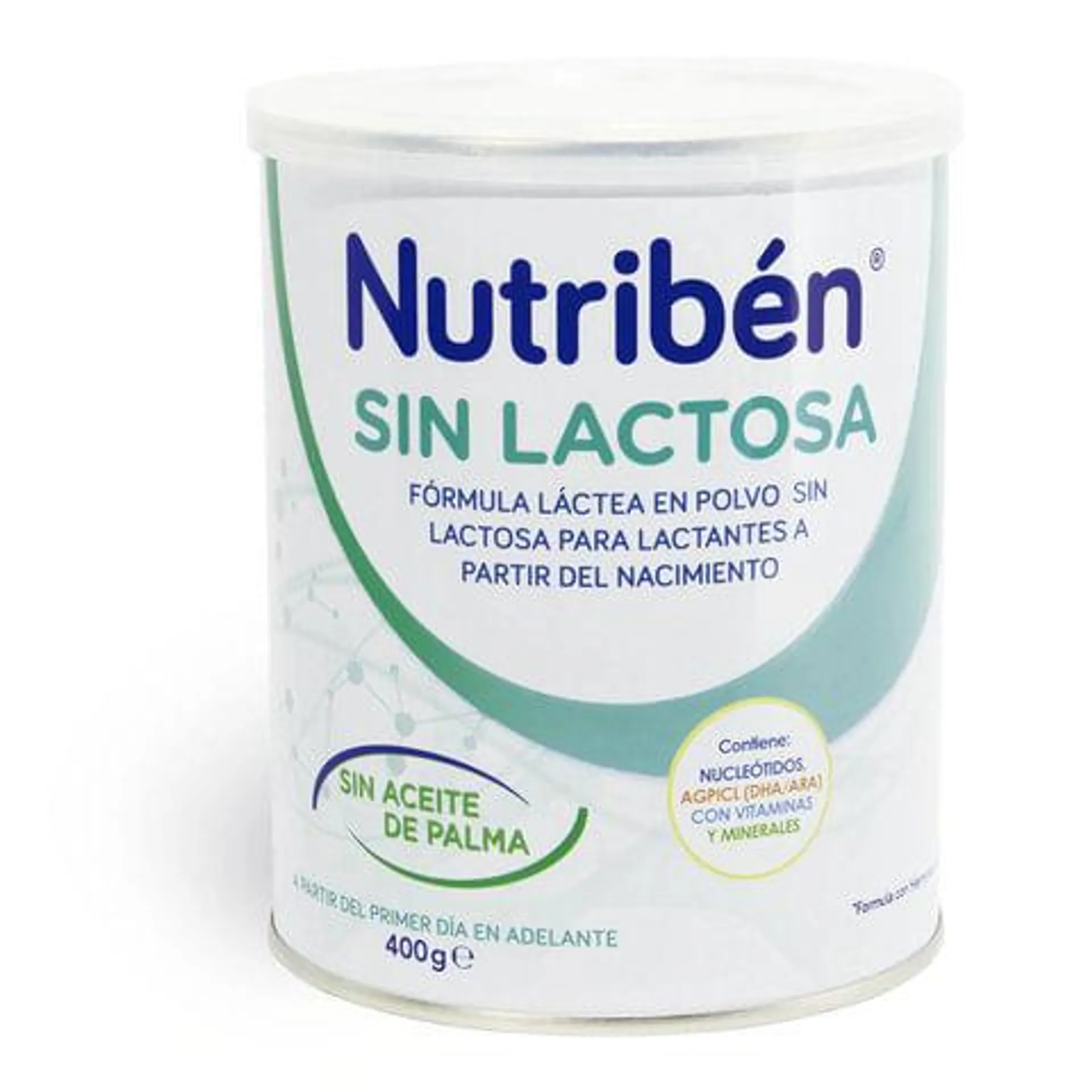 Formula Infantil Nutriben Sin Lactosa Lata X 400 Gr