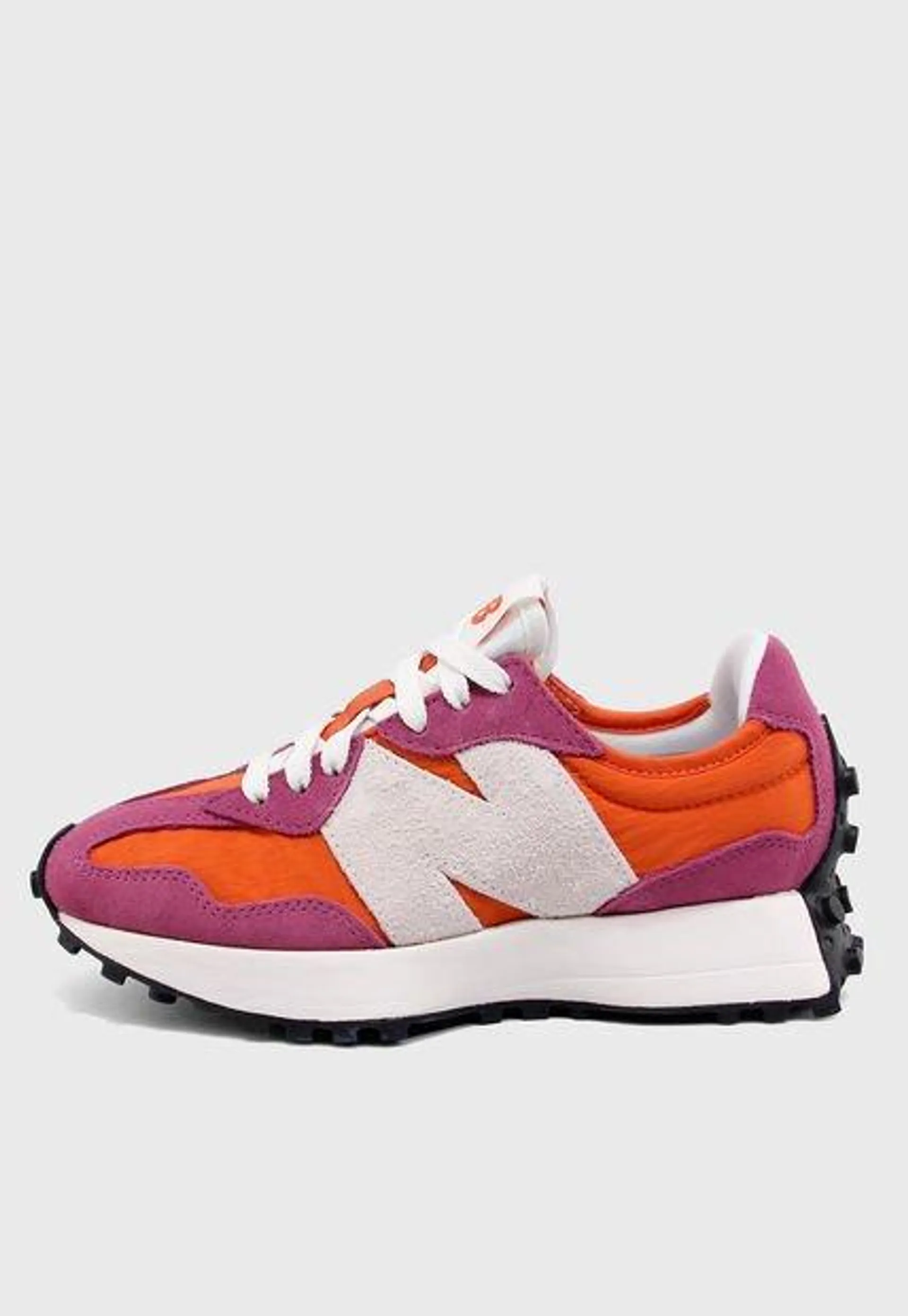 Tenis Lifestyle Fucsia-Naranja-Blanco New Balance 327