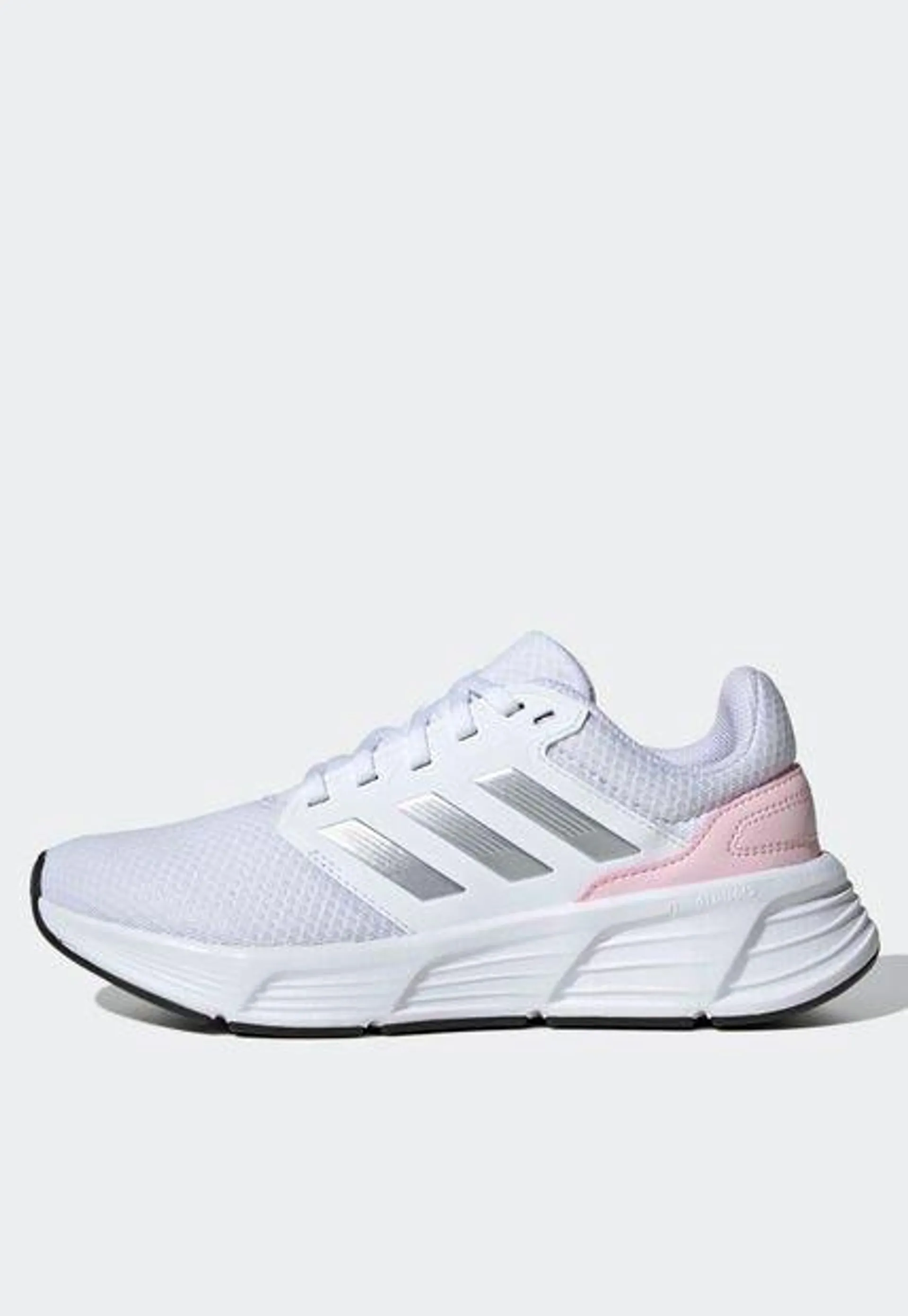 Tenis Running Blanco-Plateado-Rosa adidas Performance Galaxy 6