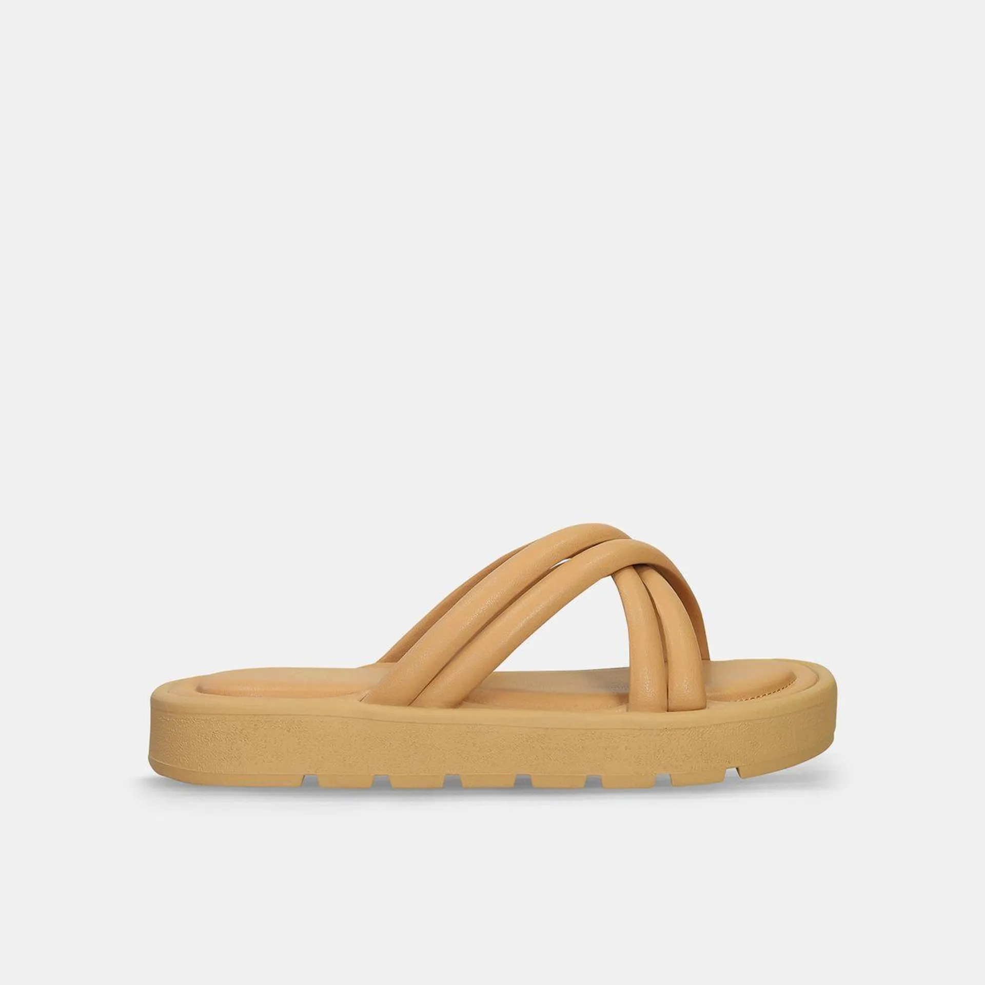 Sandalias Camel Bata Jilax Mujer