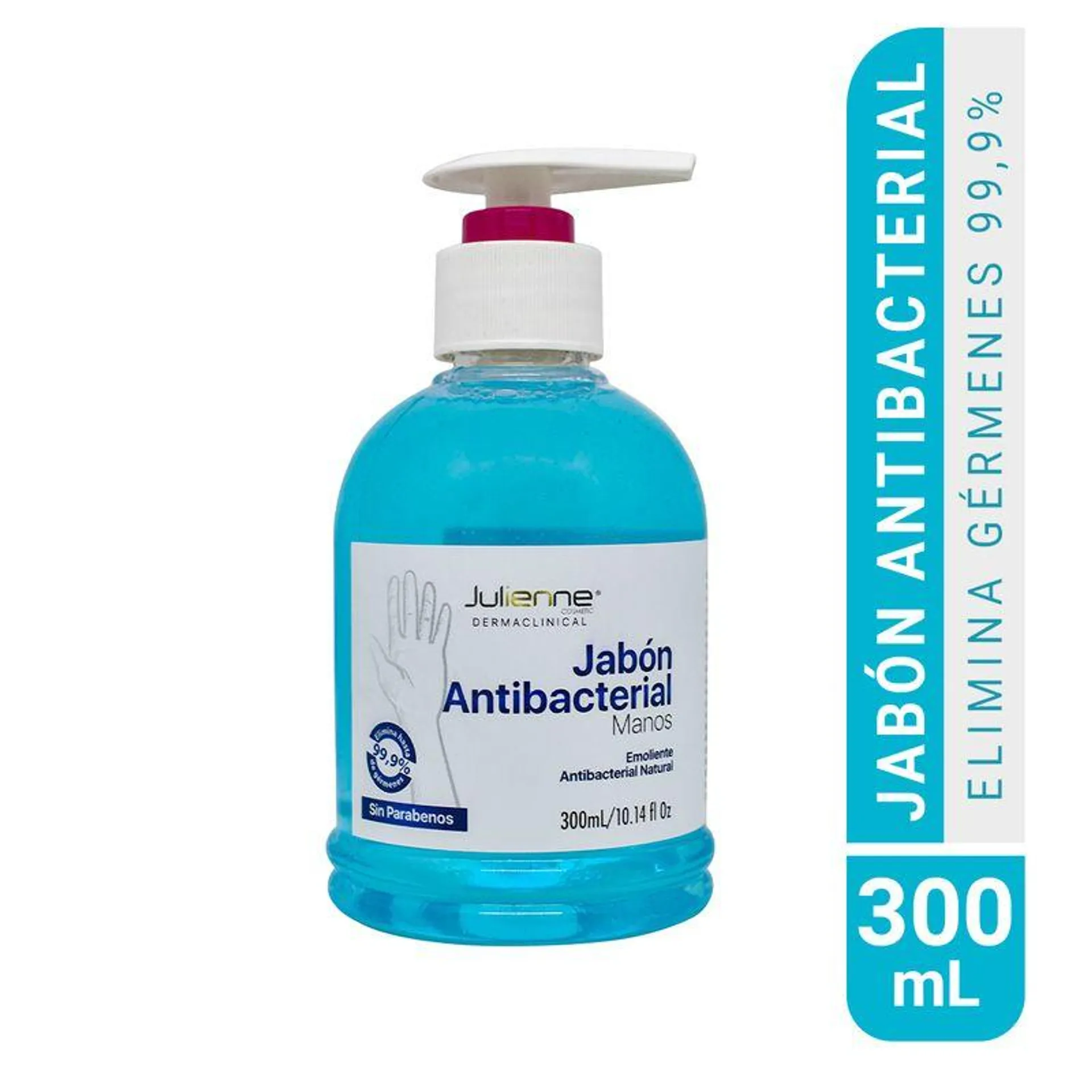 Jabon Liquido Antibacterial Julienne Frasco X 300 Ml