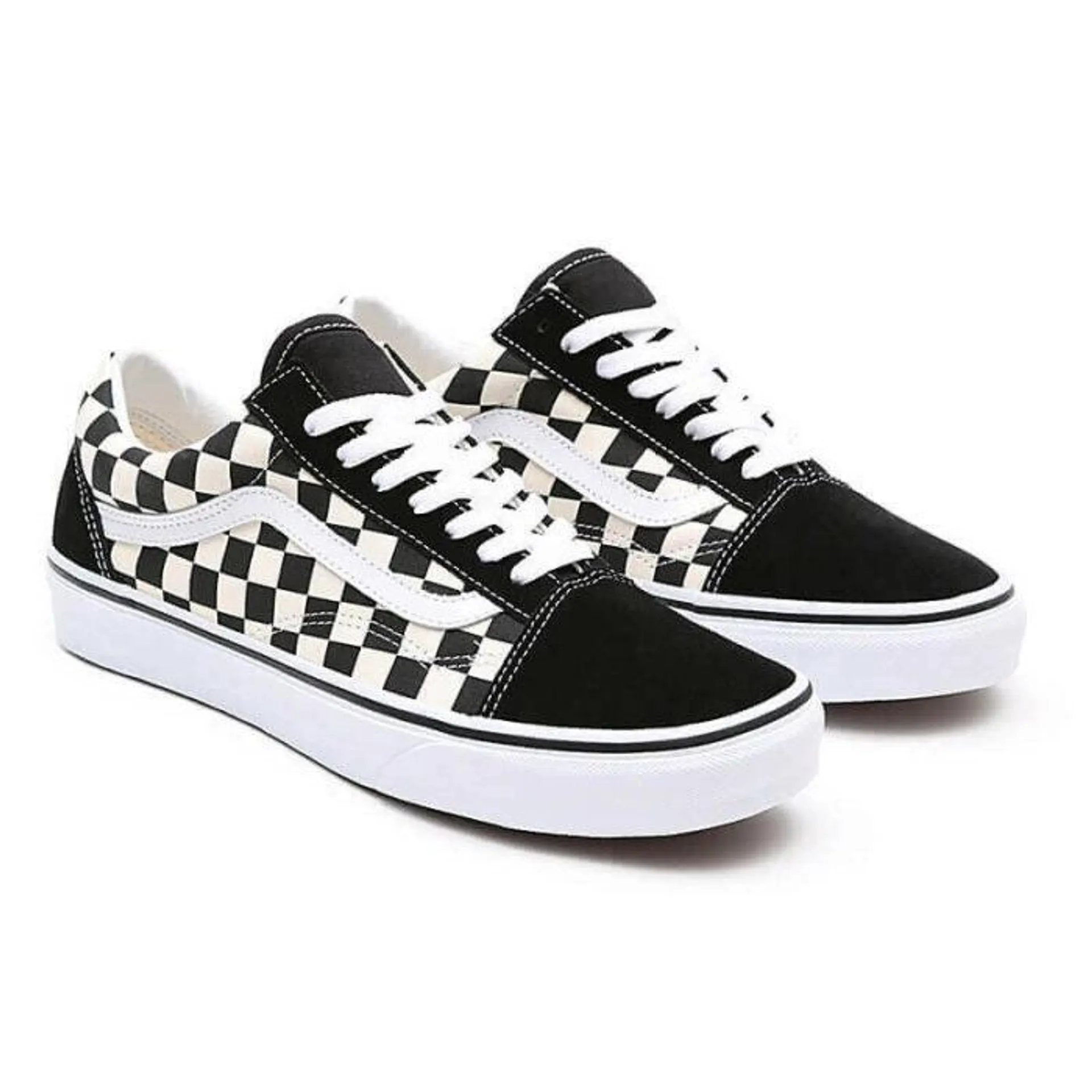 Zapatos Vans Old Skool Primary Check Black White