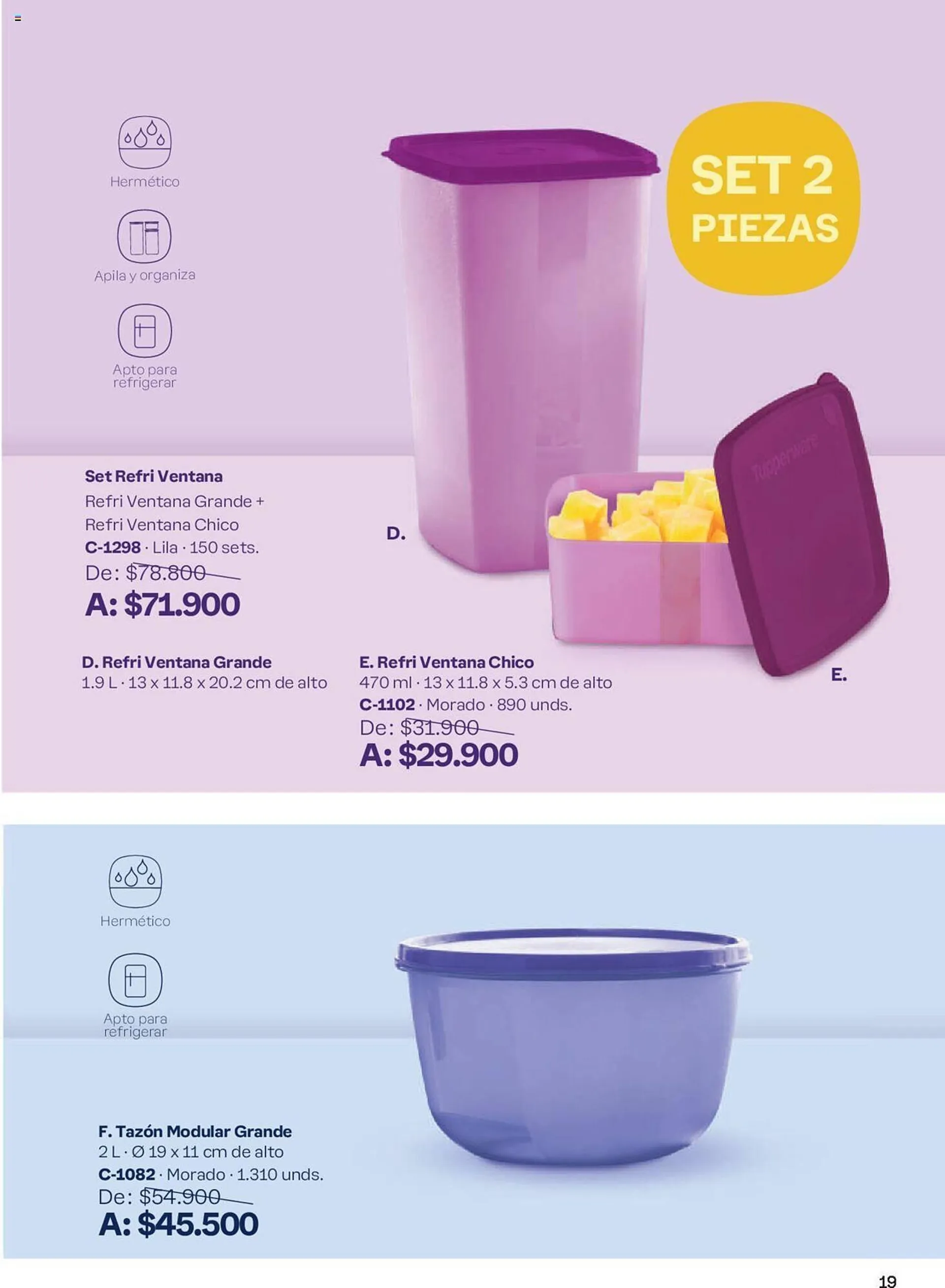 Catalogo de Catálogo Tupperware 14 de junio al 11 de julio 2024 - Pag 19