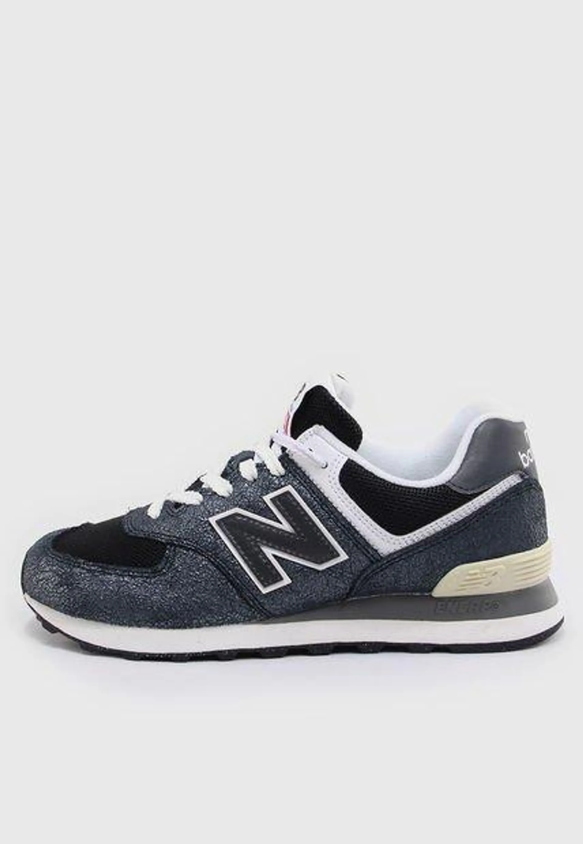 Tenis Lifestyle Negro-Gris-Marfil New Balance 574