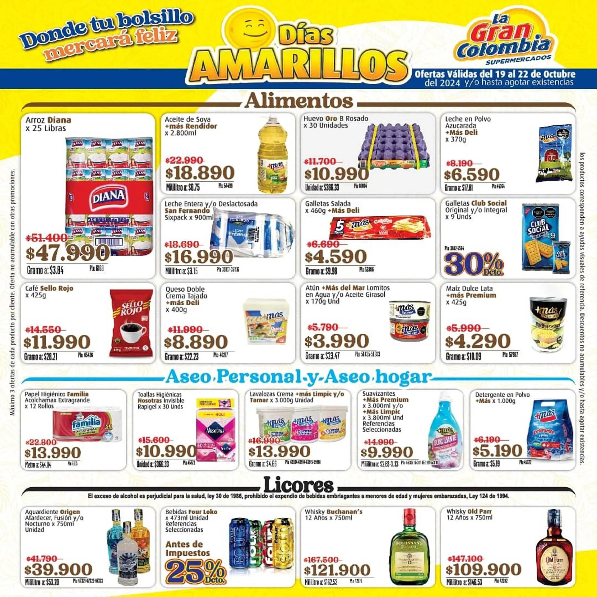 Catalogo de Catálogo La Gran Colombia 19 de octubre al 22 de octubre 2024 - Pag 1