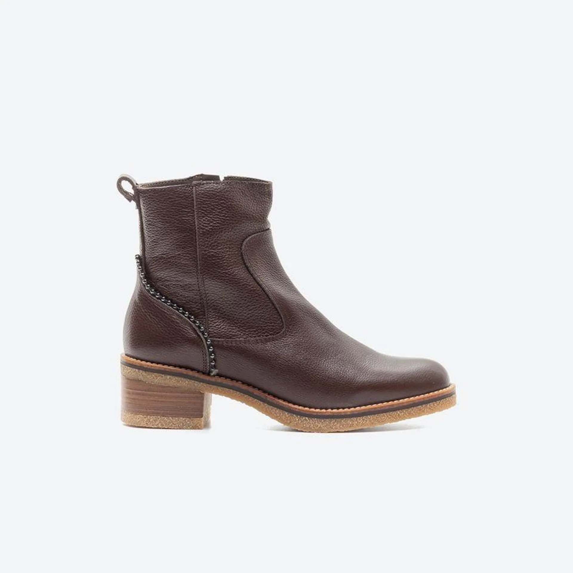 Bota Casual Mujer Freeport Bcer Castaño Oscuro