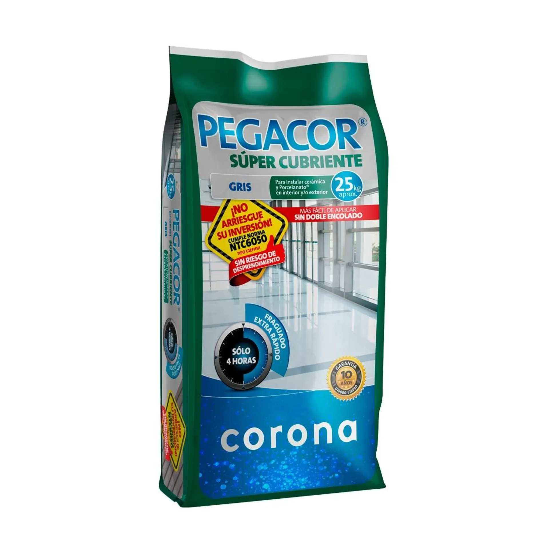 PEGACOR® Súper cubriente Gris