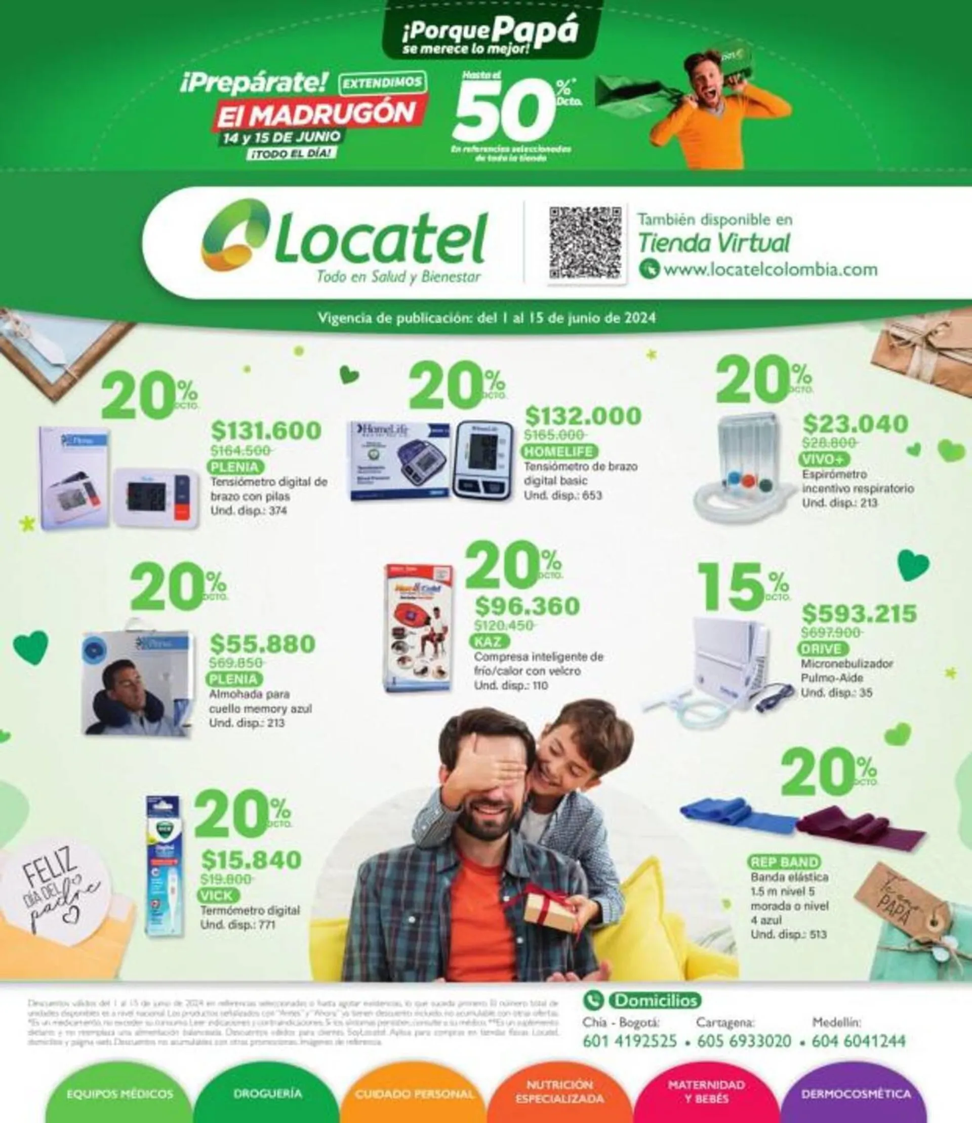 Catalogo de Catálogo Locatel 6 de junio al 15 de junio 2024 - Pag 1