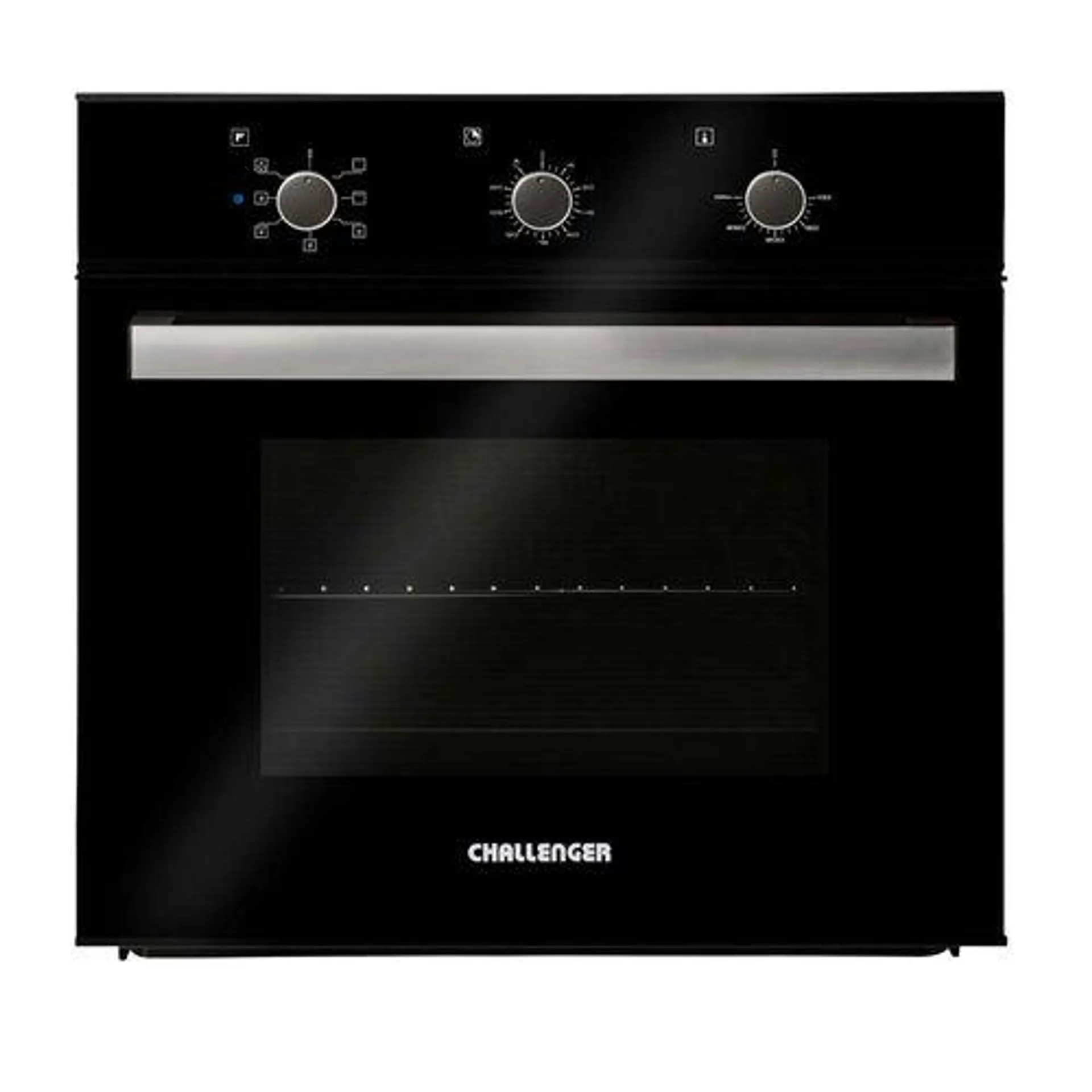 Horno de empotrar eléctrico Challenger negro cristal 60 cm 220V - HE 2750 / Negro