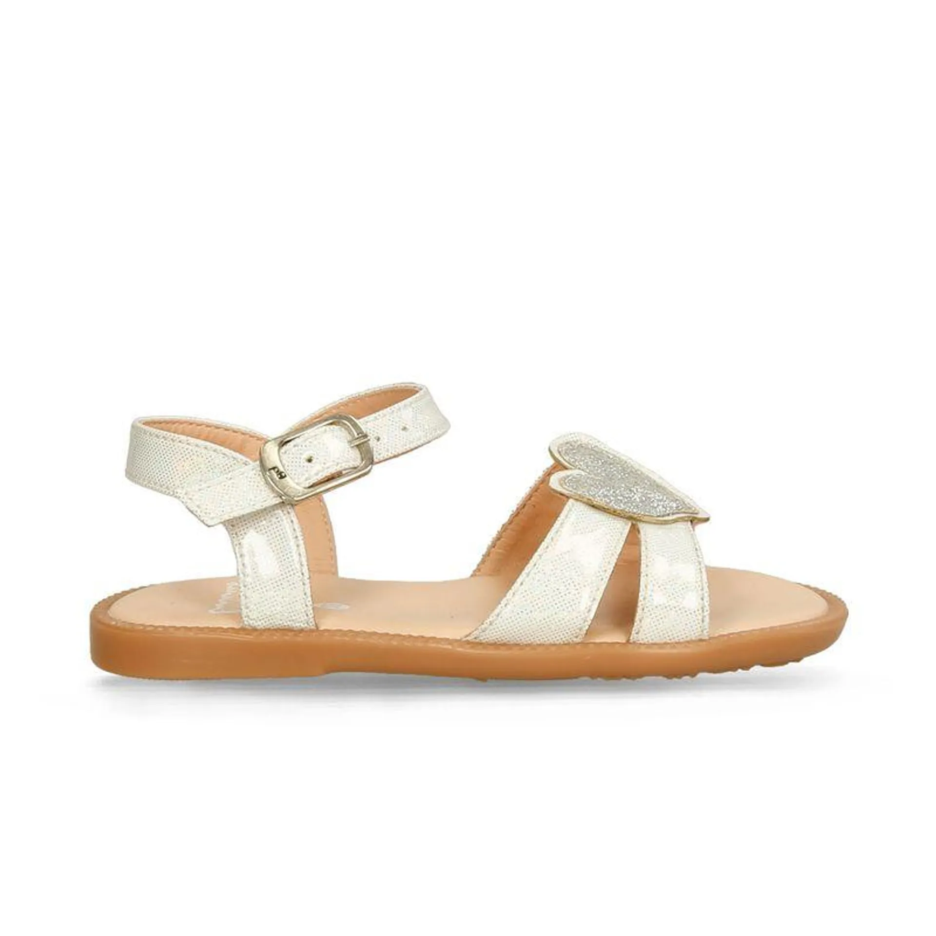 Sandalias Blanco Bubblegummers Raia Niña