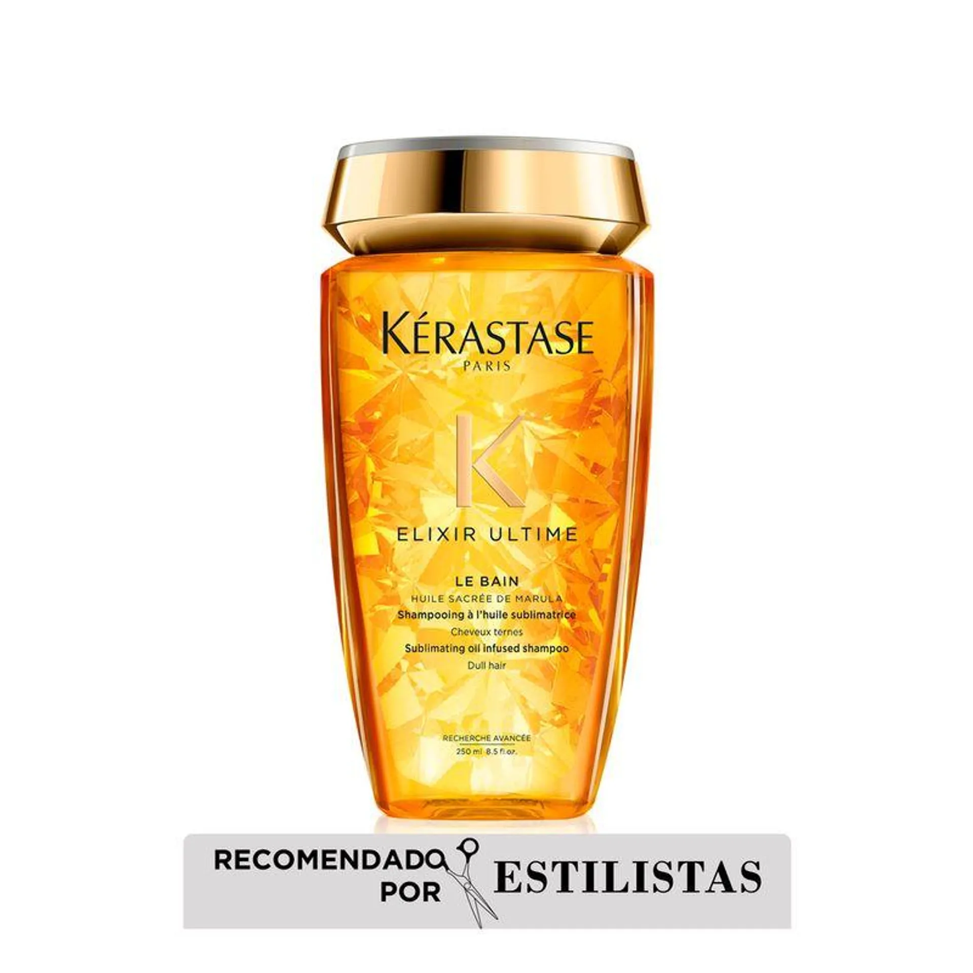 Shampoo Elixir Ultime Aporta Brillo al Cabello Opaco - Kérastase