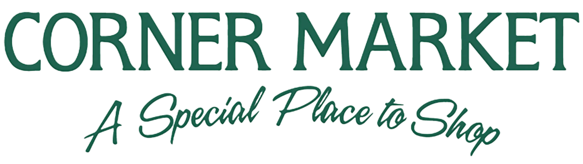 CORNER MARKET logo. Current weekly ad