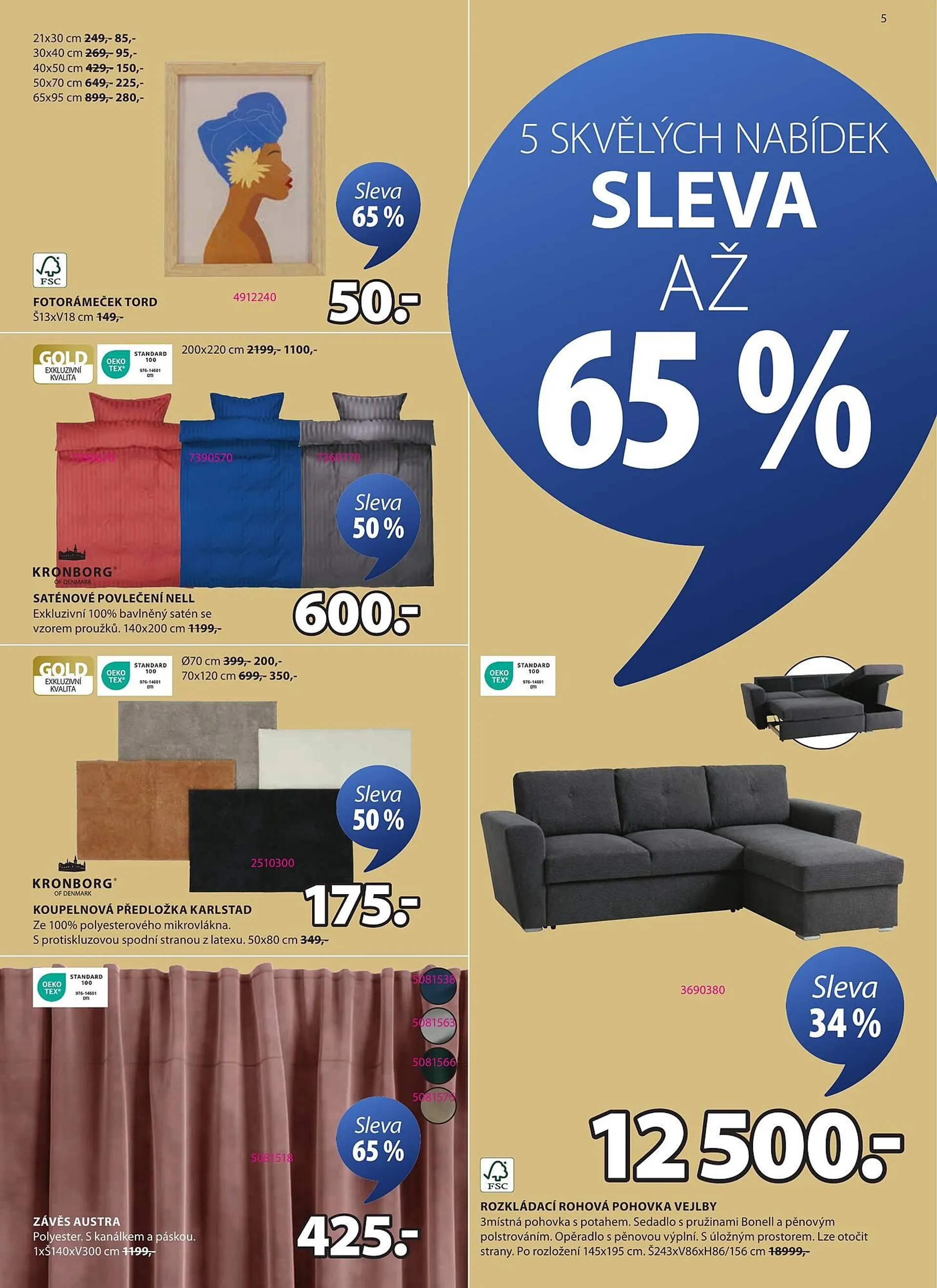 JYSK leták - 18. září 20. října 2024 - Page 5