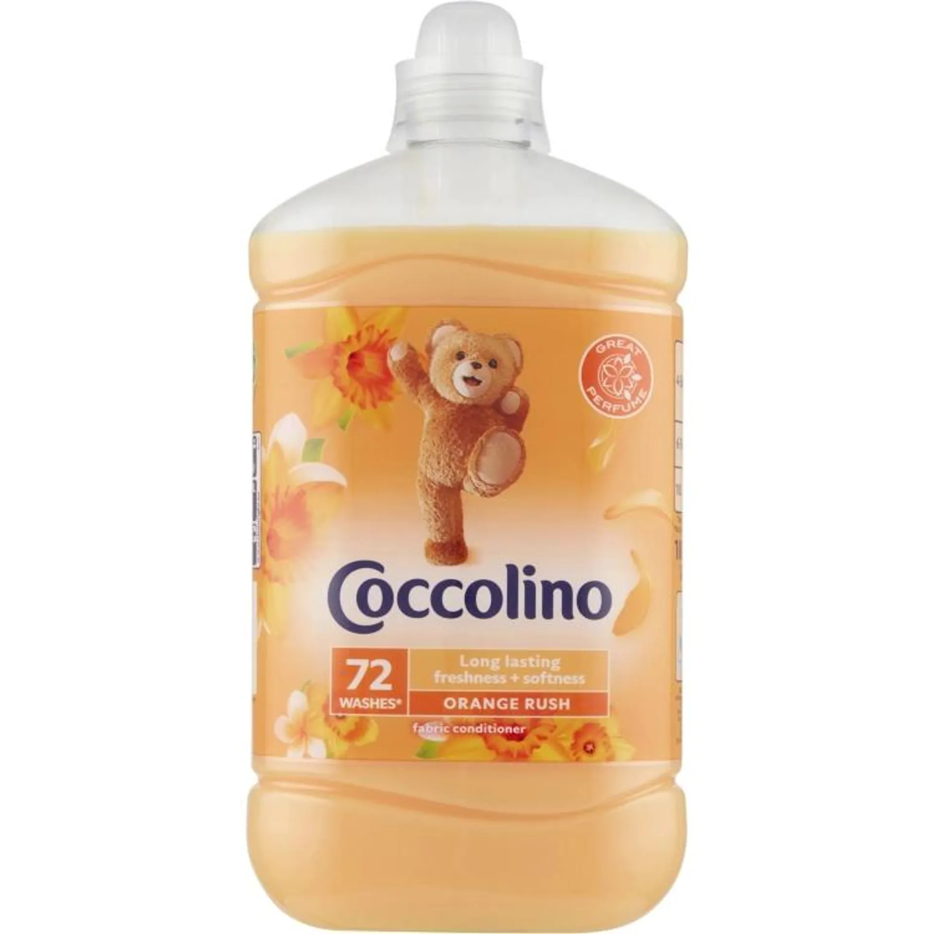 Coccolino aviváž Orange Rush 72 praní, 1800 ml