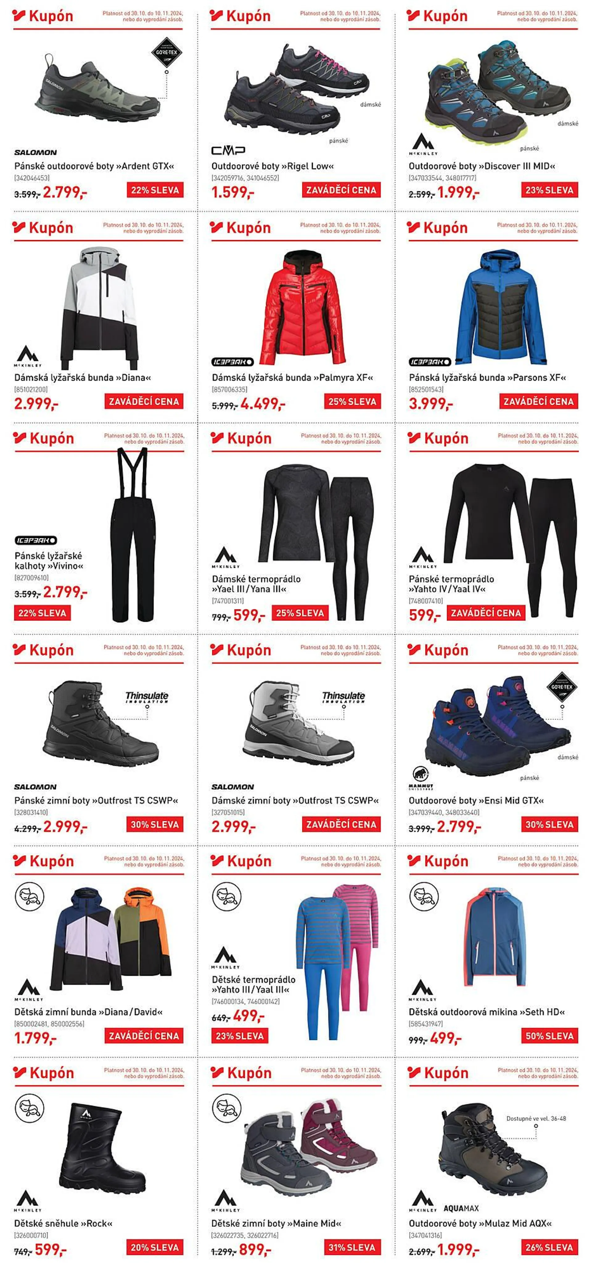Intersport leták - 30. října 10. listopadu 2024 - Page 2