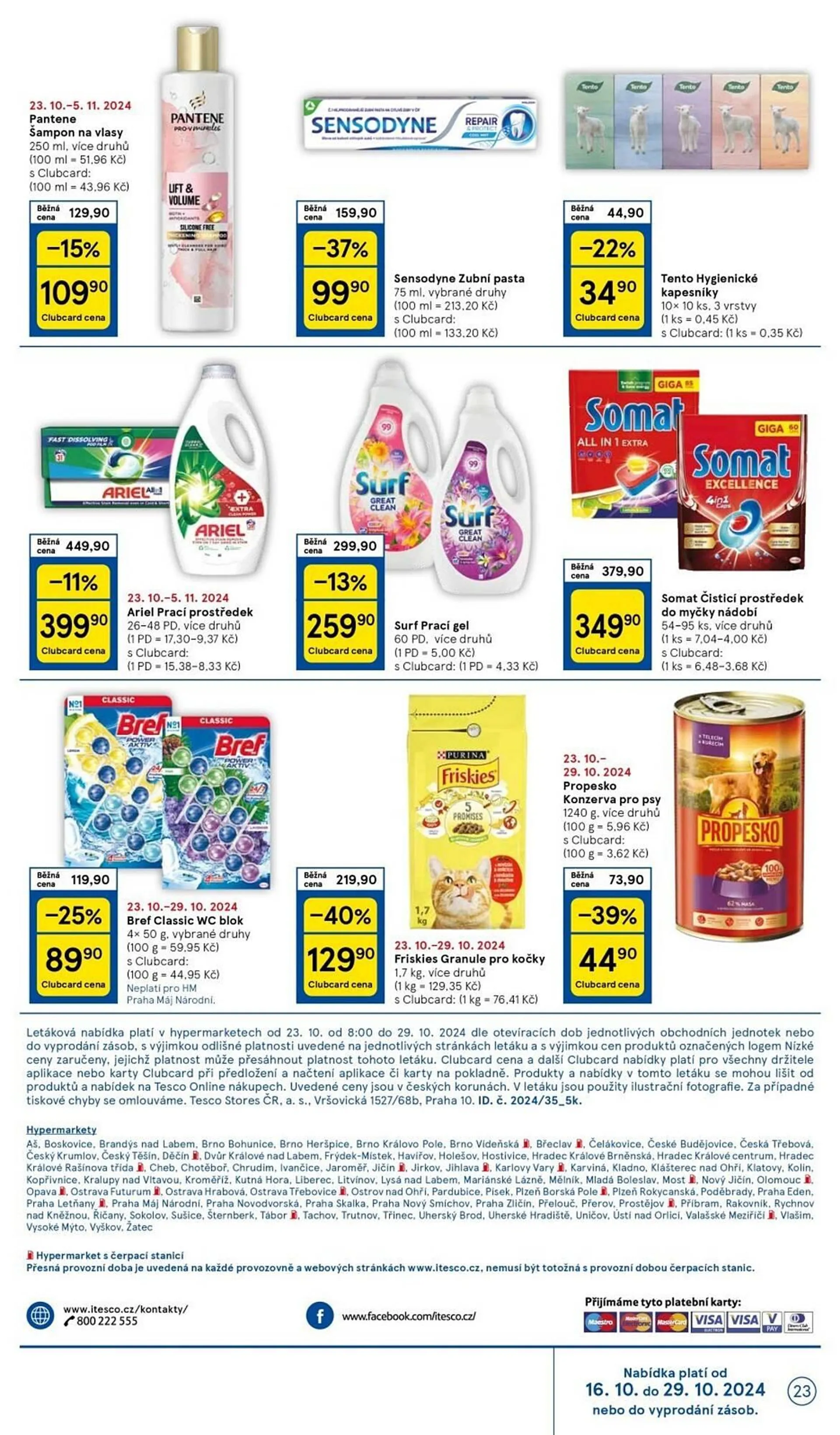 Tesco leták - 23. října 29. října 2024 - Page 23