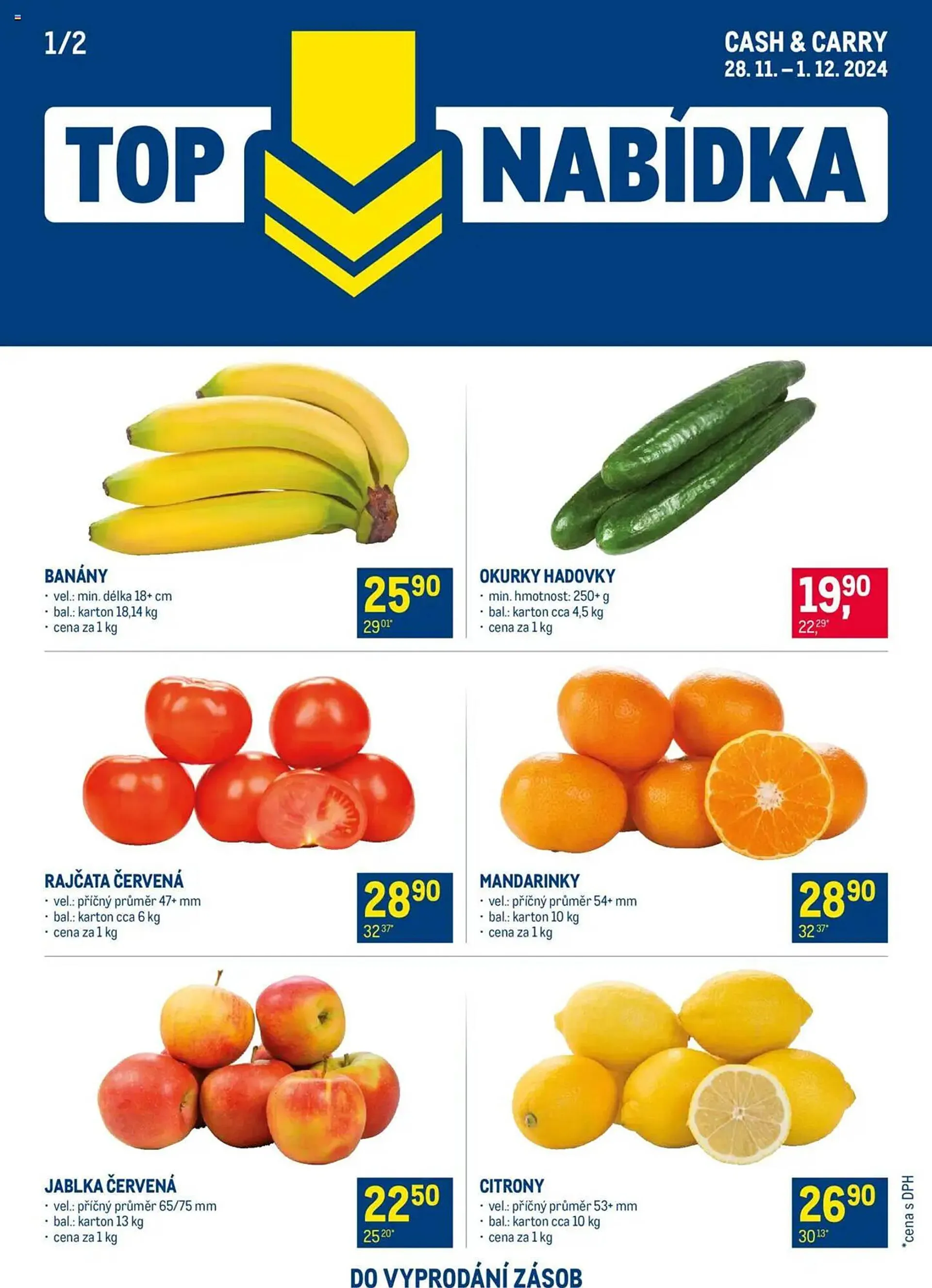 Makro leták - 28. listopadu 1. prosince 2024 - Page 1