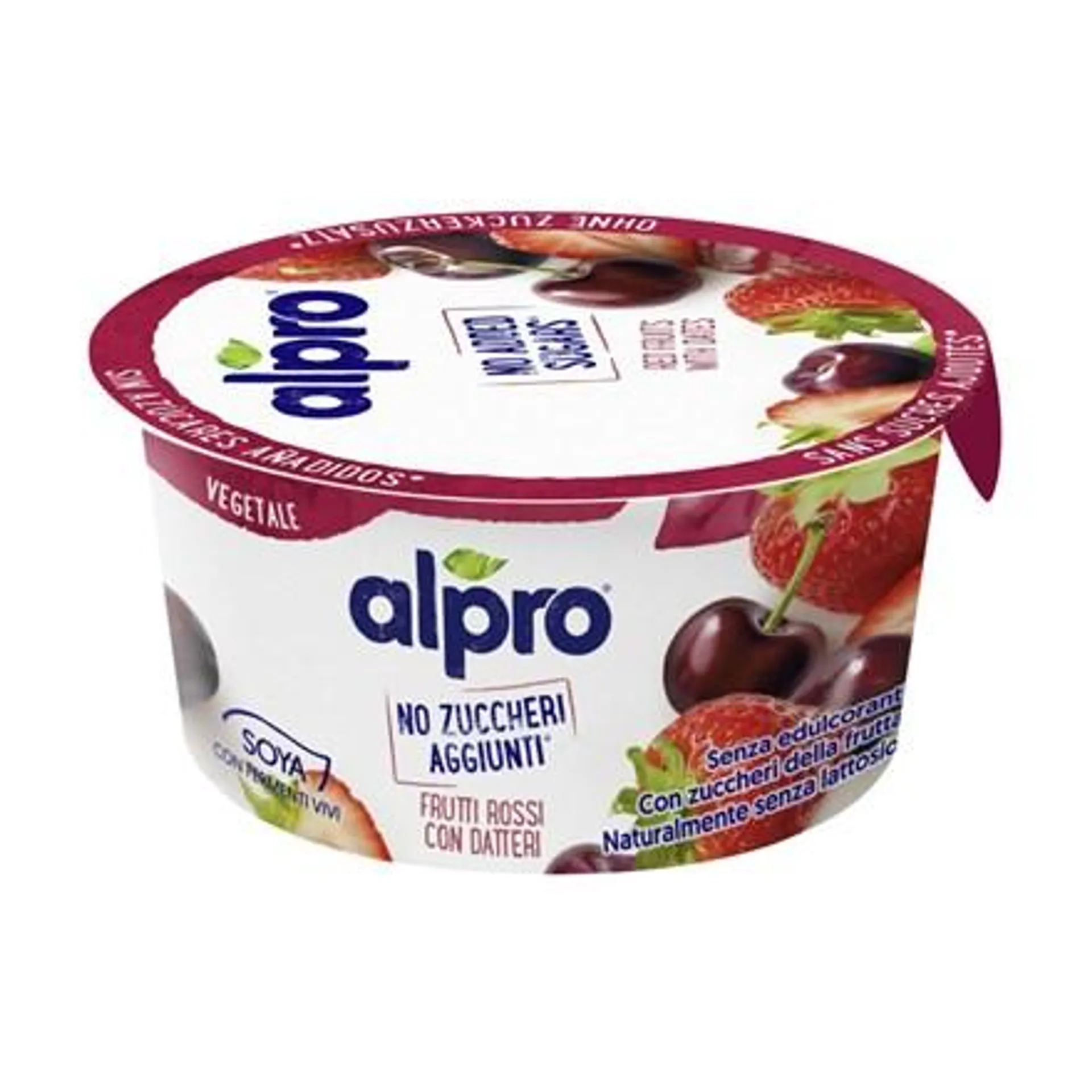 alpro alternativa jogurtu červené ovoce chlaz. 135 g