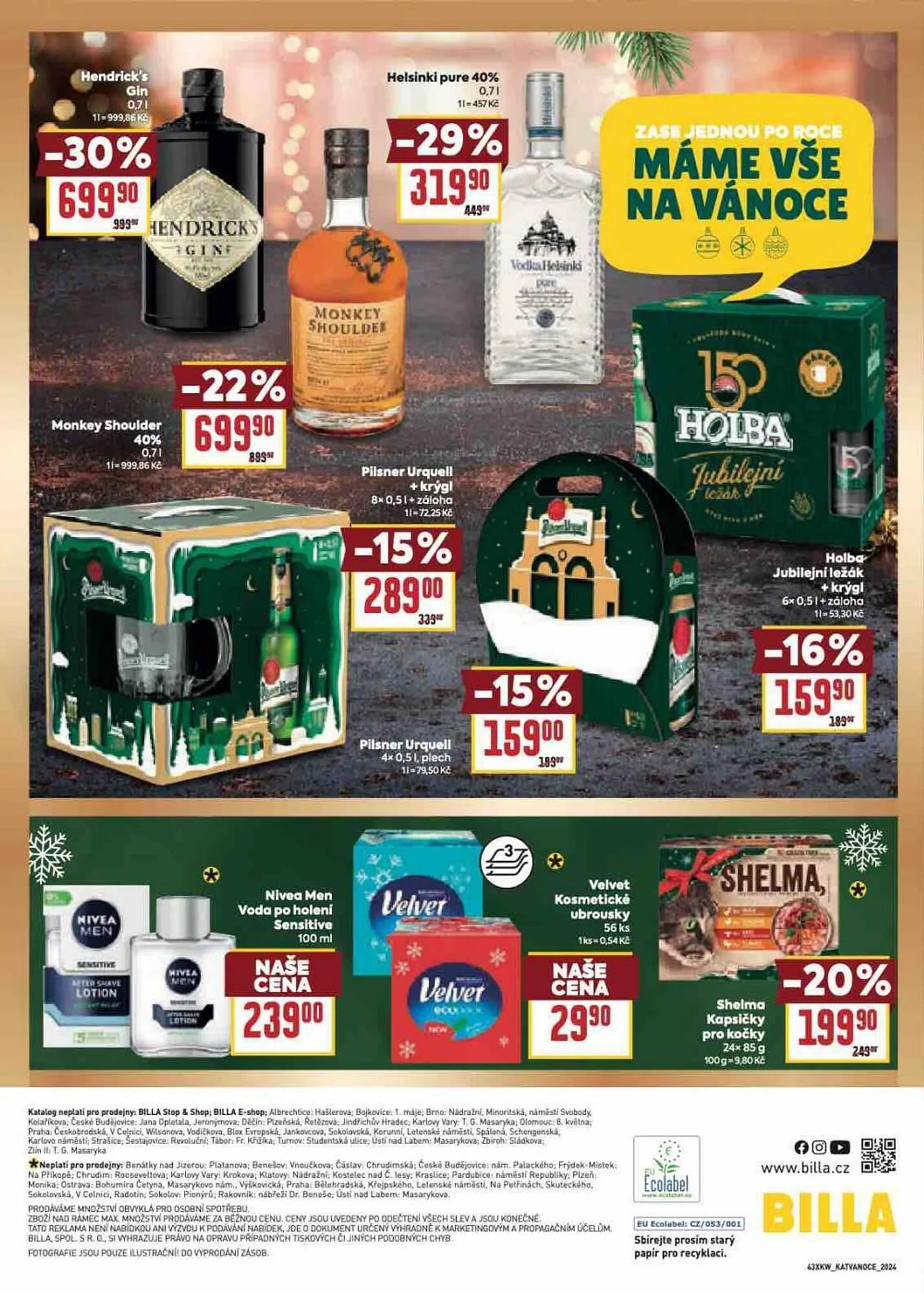 Billa leták - 23. října 31. prosince 2024 - Page 8