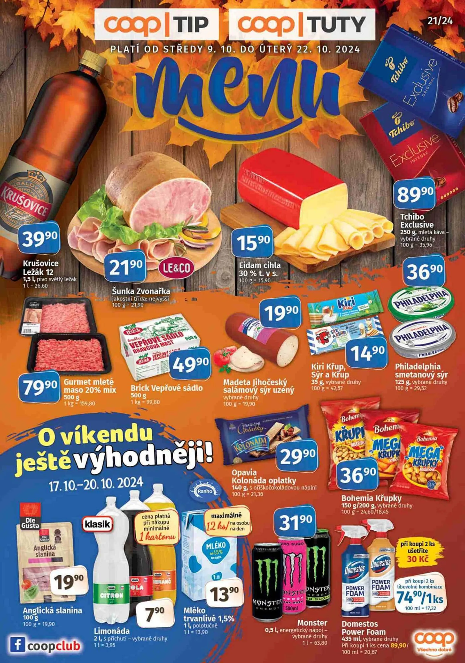 Konzum leták - 9. října 22. října 2024 - Page 1