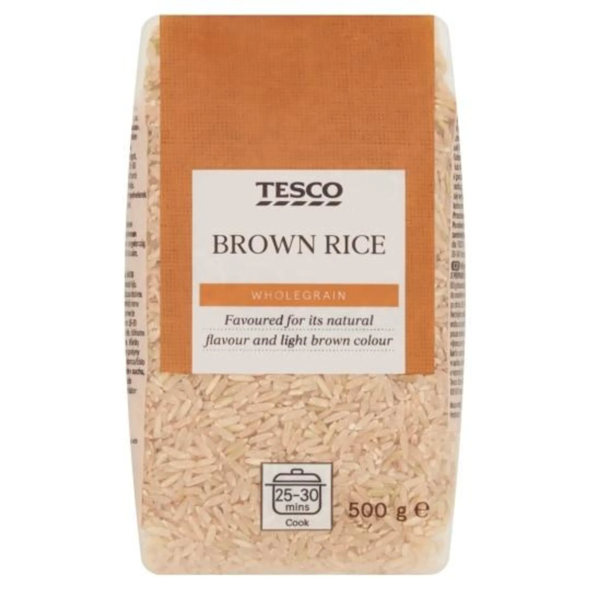 Tesco Wholegrain rýže dlouhozrnná 500g