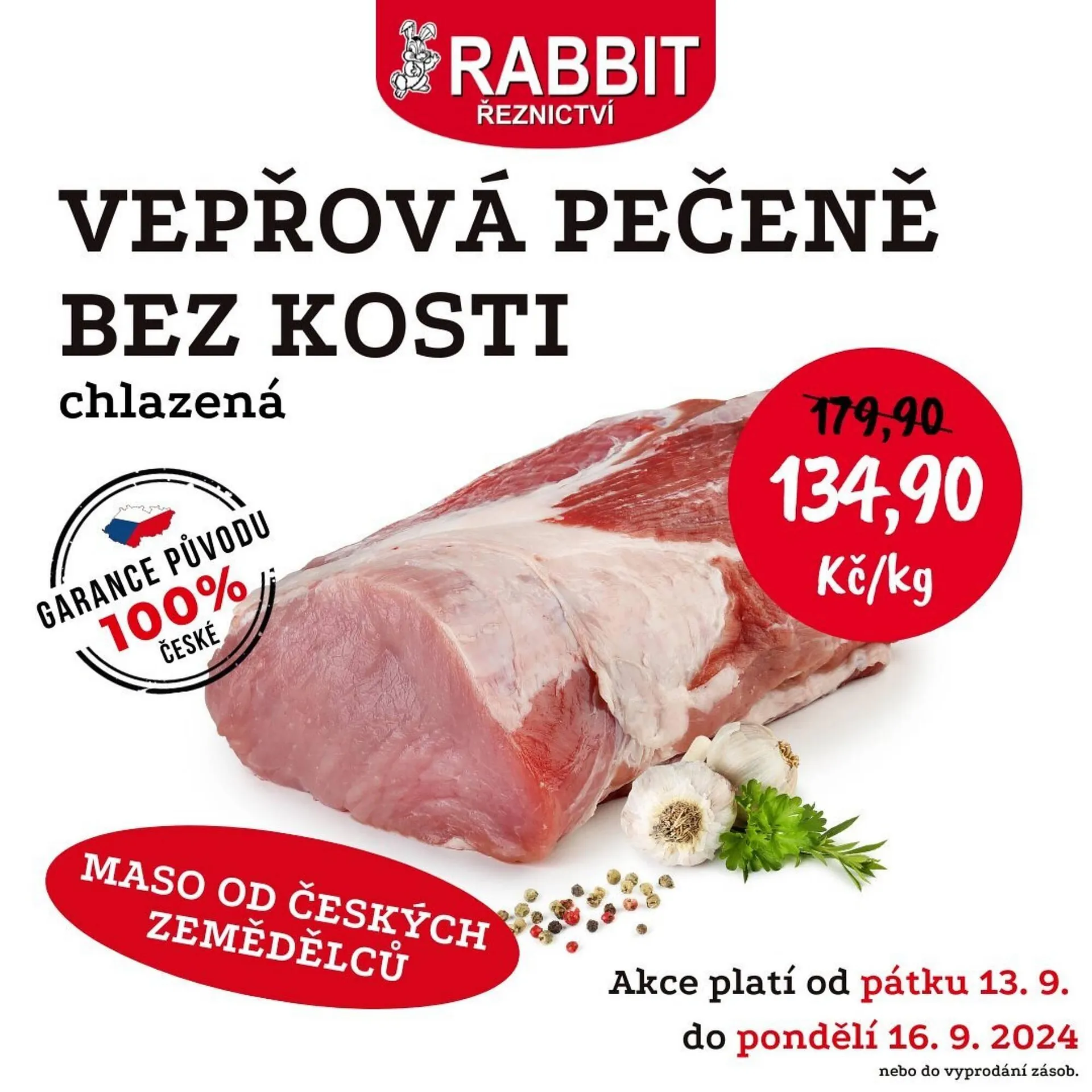 RABBIT řeznictví leták - 1